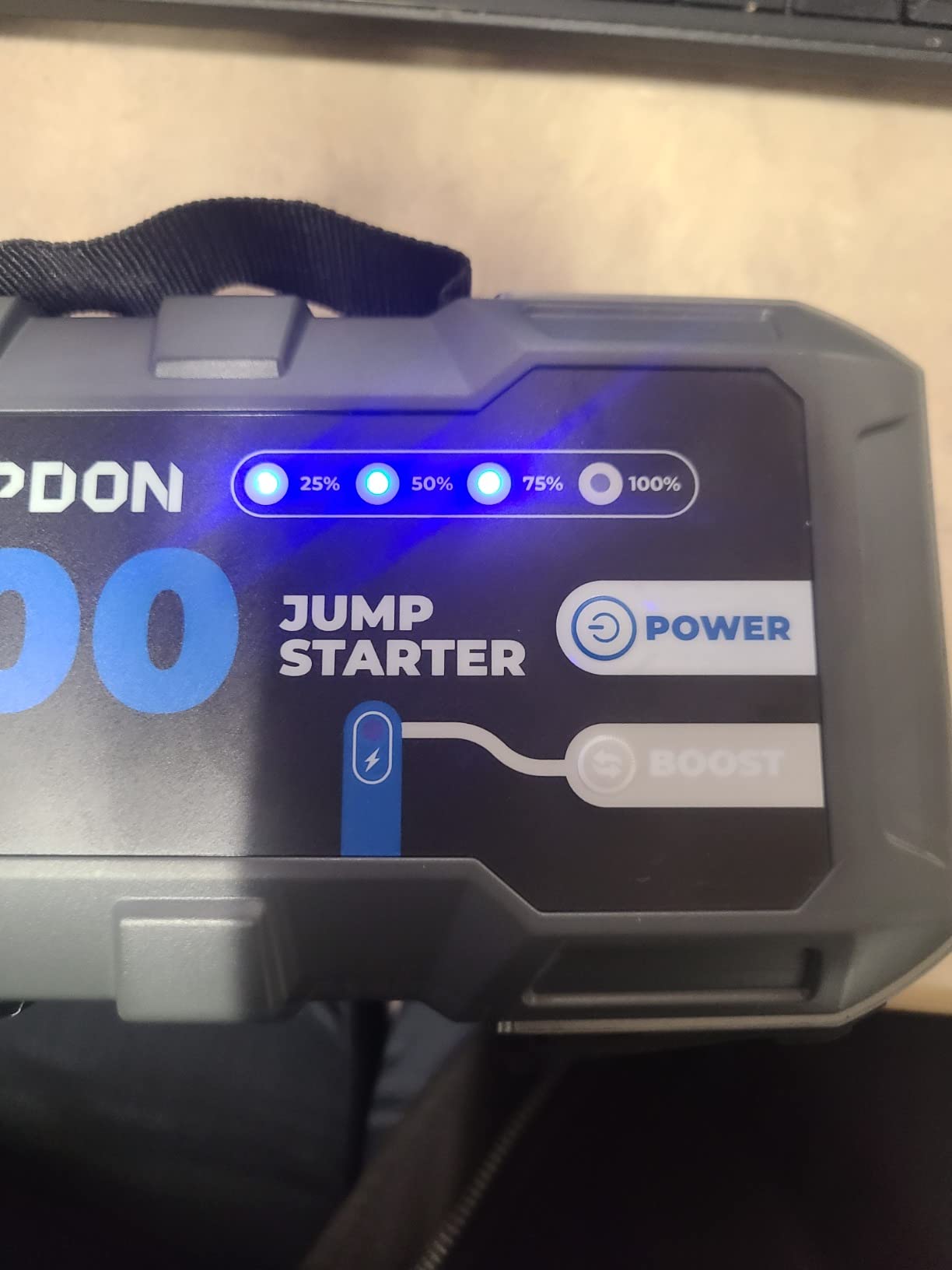 TOPDON JS3000 Jump Starter, 3000A, Boost Mode, 9L Gas/ 7L Diesel Engines customer photo 2