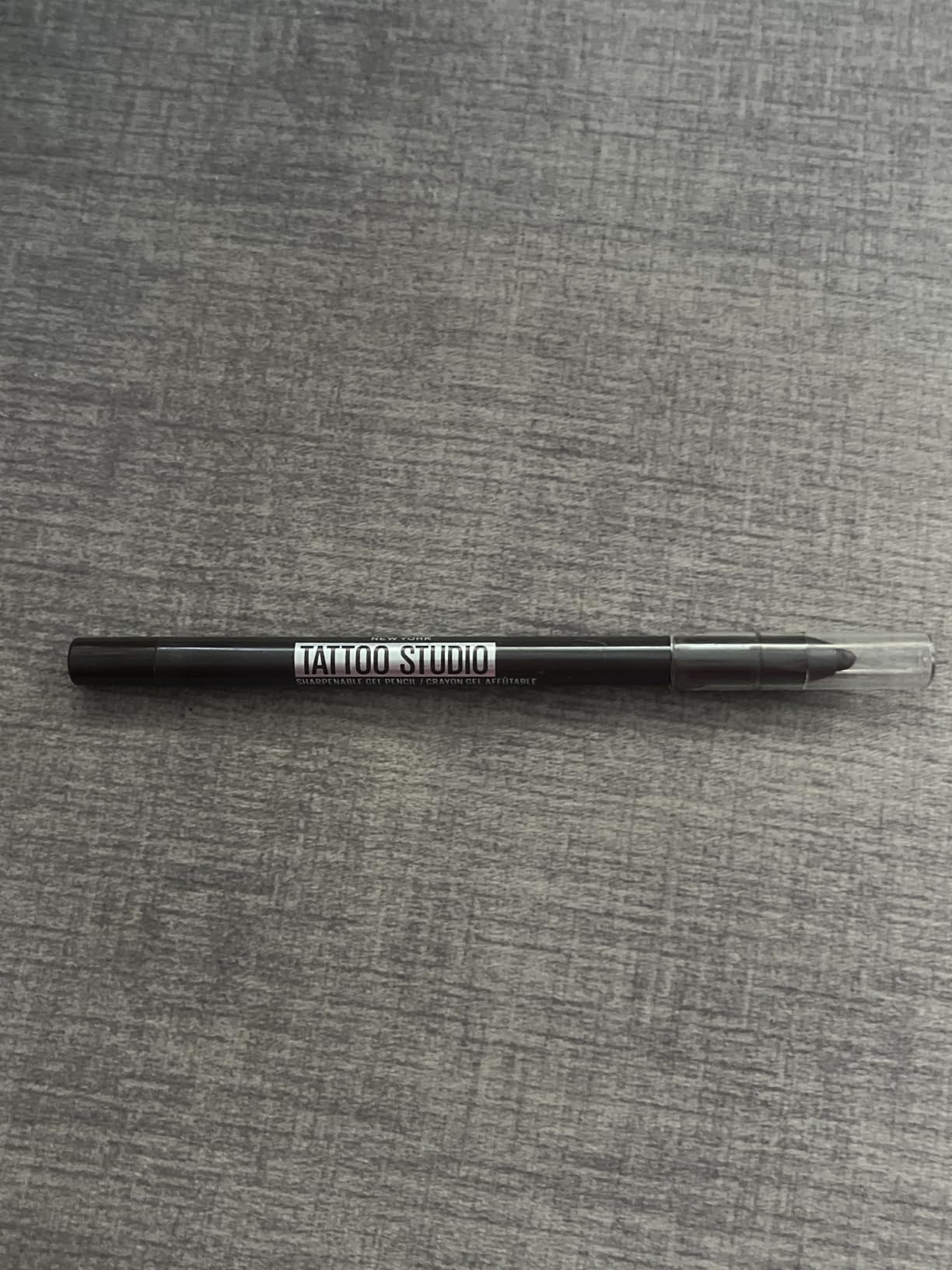 MAYBELLINE New York Tattoo Studio Long-Lasting Sharpenable Eyeliner Pencil, Glide on Smooth Gel Pigments with 36 Hour Wear, Waterproof Metallic Nights 0.04 oz customer photo 2