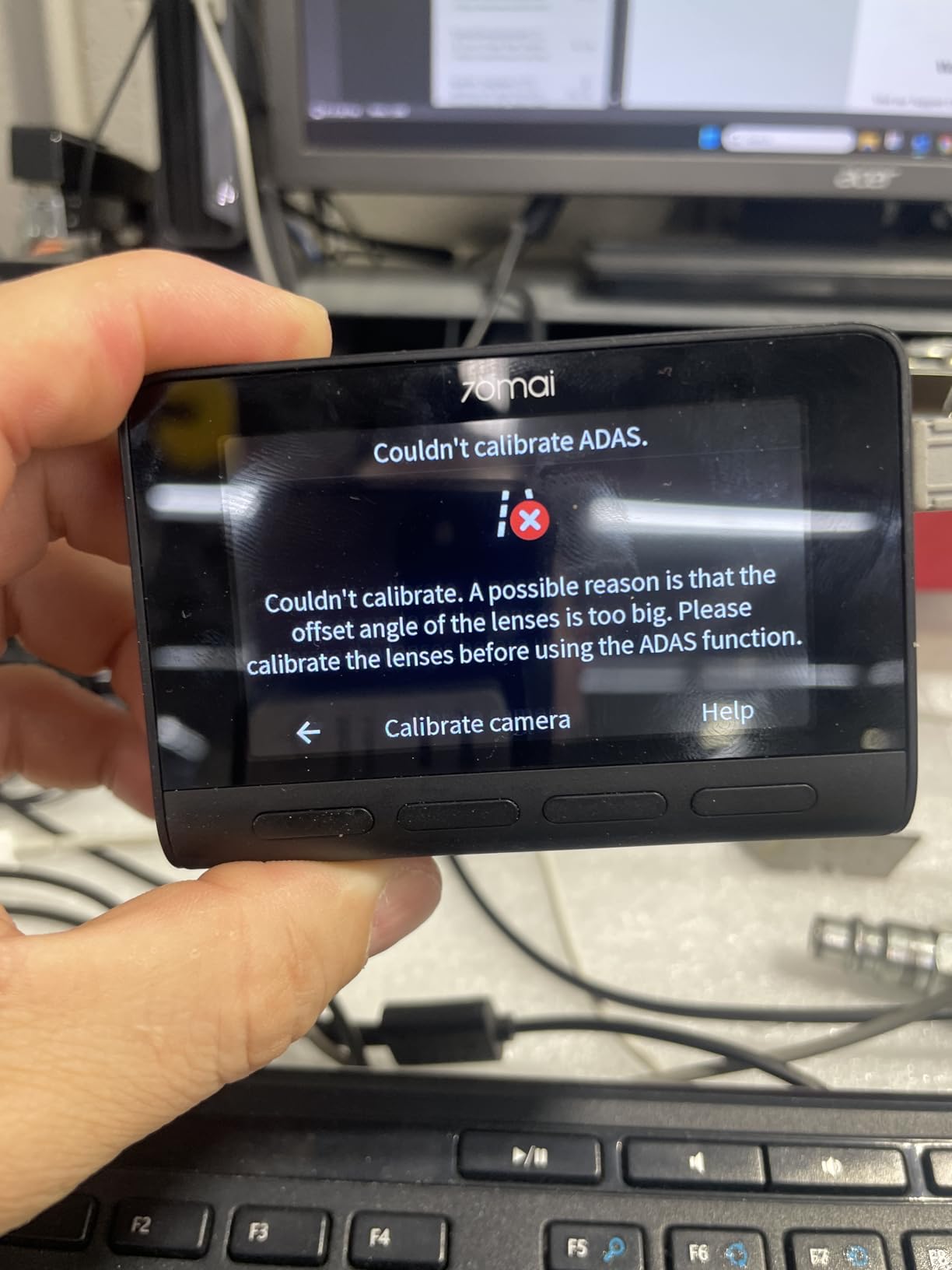 70mai 4K Dash Cam Front and Rear with STARVIS, Dashcam with 5GHz WiFi, GPS Car Camera, Super Night Vision, ADAS, 3'' IPS Screen, 24H Parking Mode, Time-Lapse, Loop Recording, Support 256GB Max (A800S) customer photo 1