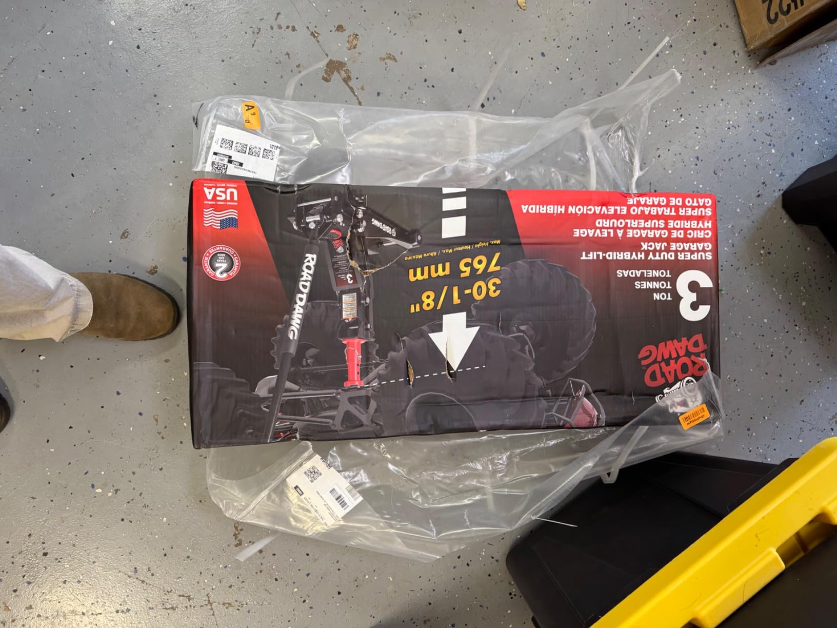 Road DAWG Low‑Profile High‑Reach Hydraulic 3 Ton Floor Jack, Black customer photo 1