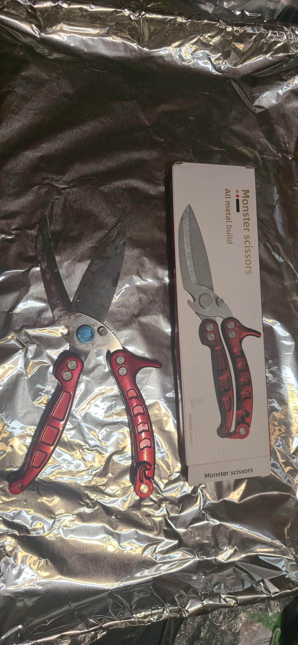 DRAGON RIOT Heavy Duty Poultry Shears - A Must Have Kitchen Shears for Chicken and Meat Cutting - Dishwasher Safe and Stainless Food Kitchen Scissors for Thanksgiving customer photo 2