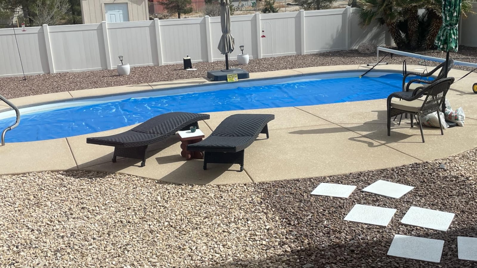 BigXwell Heavy-Duty Solar Pool Cover 12ft Round - 16Mil Blue customer photo 1