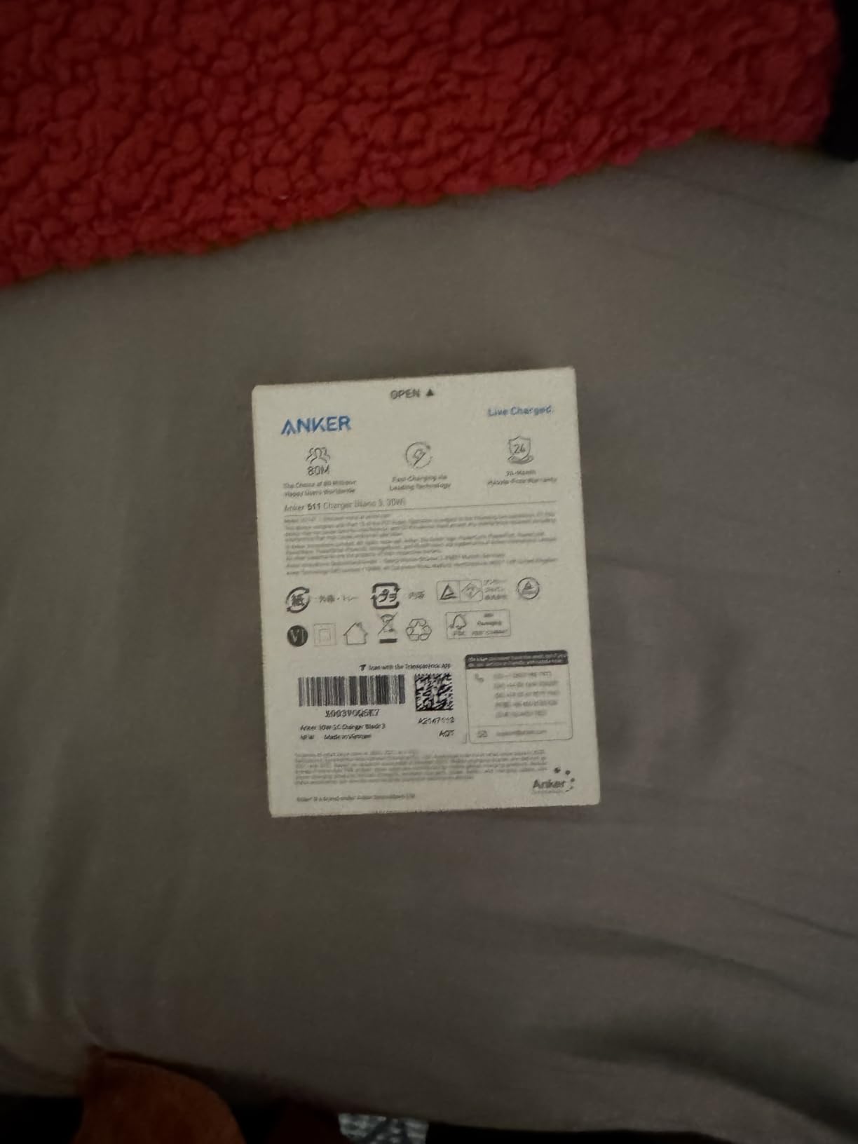 Anker Nano Phone Charger, 30W Portble and Foldable USB C GaN Charger customer photo 1