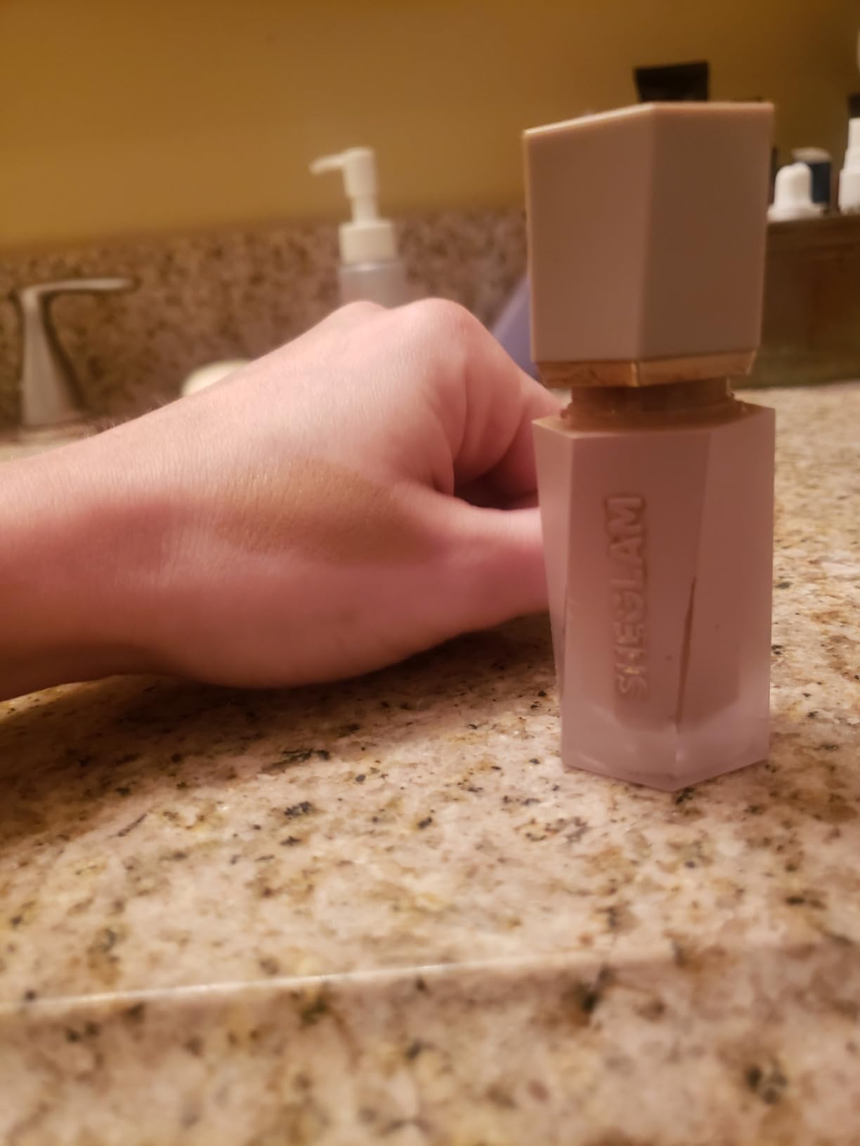 SHEGLAM Sun Sculpt Cool Toned Liquid Contour Stick Long Lasting Cream Bronzer Makeup - 01 Soft Tan customer photo 2