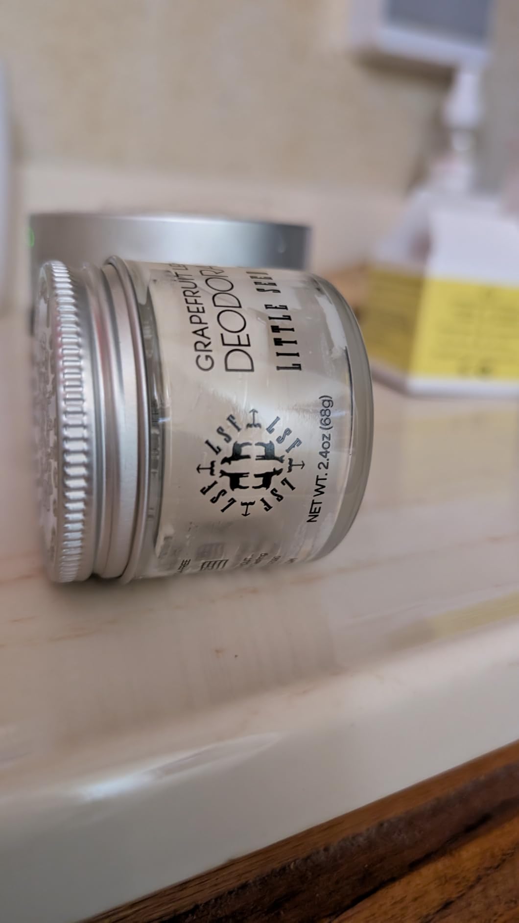 Little Seed Farm All Natural Deodorant Cream - Cedar Vanilla, 2.4 oz customer photo 2