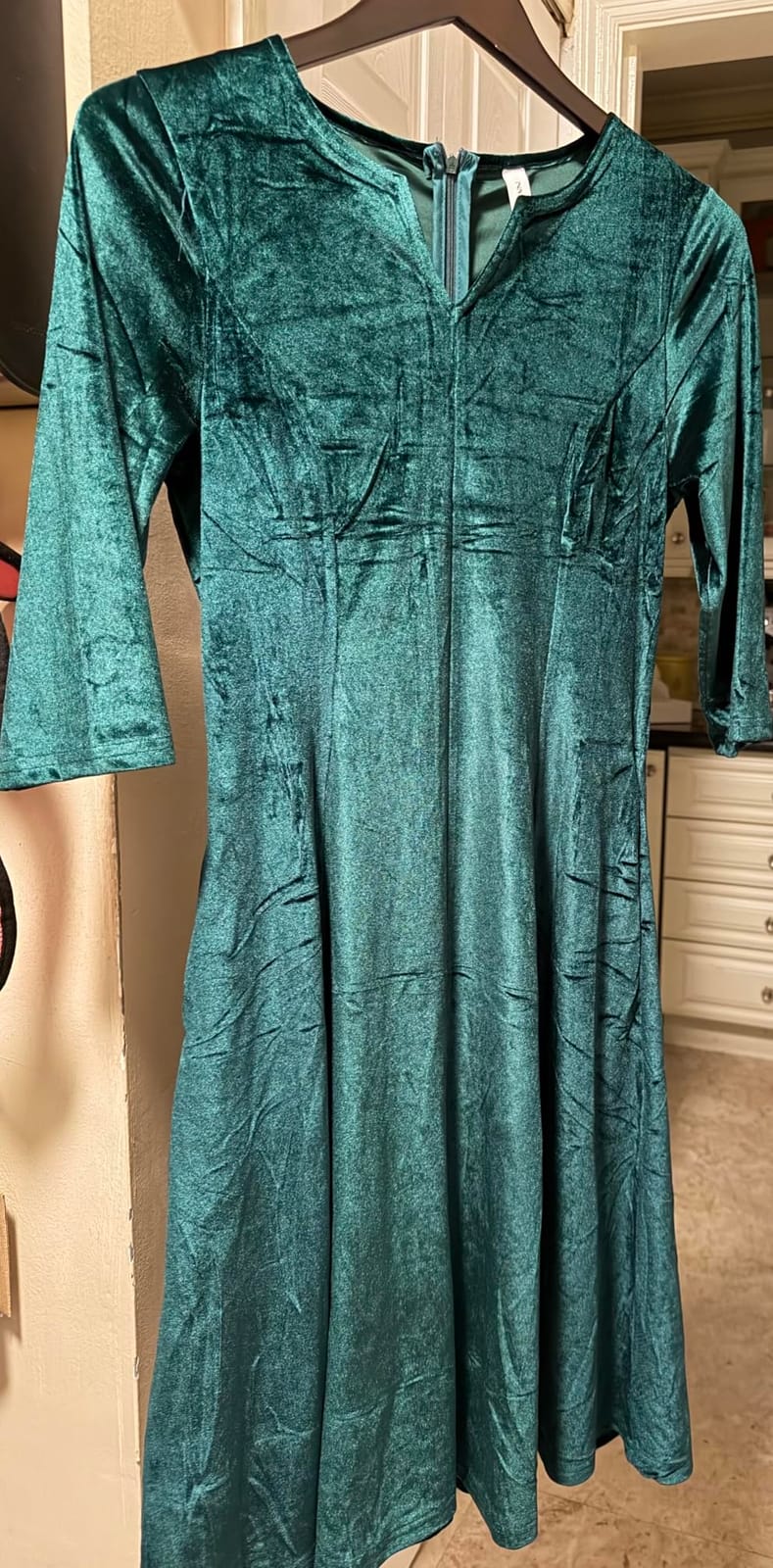 Wedtrend Women's Vintage Tea Dress, Short Sleeve Cocktail Party Dress Work Church Casual Dress customer photo 2