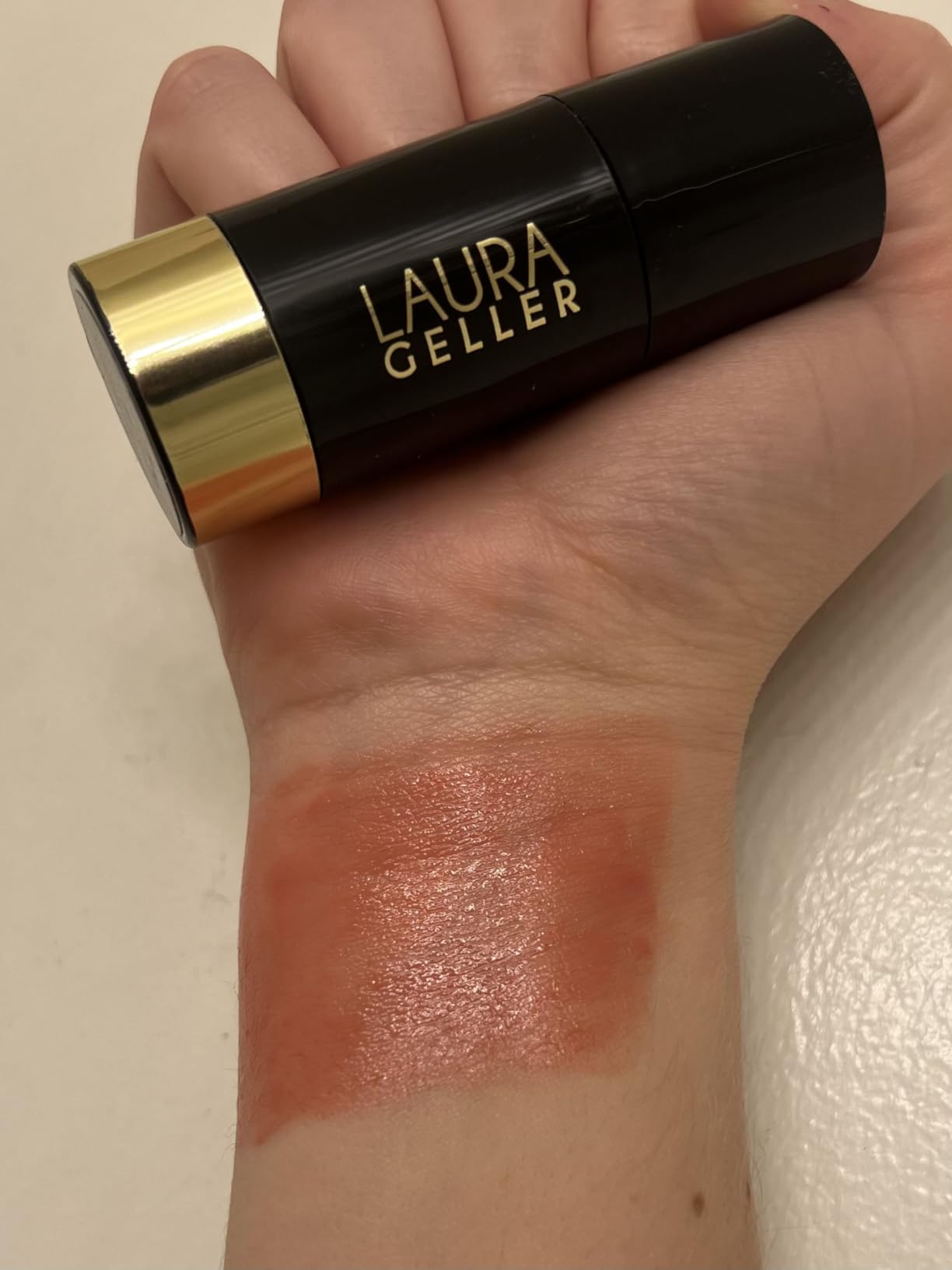 LAURA GELLER Serum Blush Tint- Hydrating Liquid Blush - Practical Pink customer photo 1