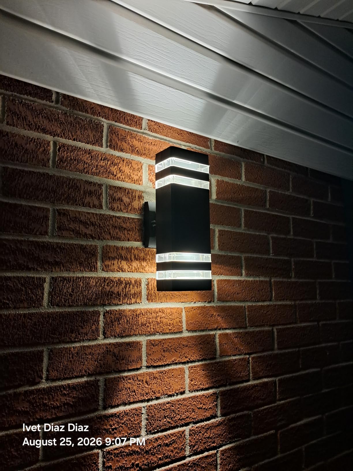 tewei Up and Down Outdoor Lights 15'' Exterior Wall Lights, Black, 2-Pack customer photo 1