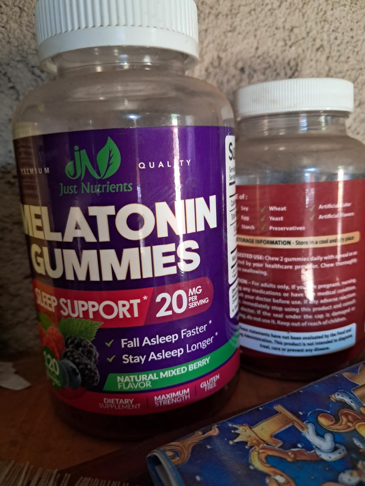 Melatonin 20mg Gummies (120 Count) - Maximum Strength Sleep Gummies customer photo 2