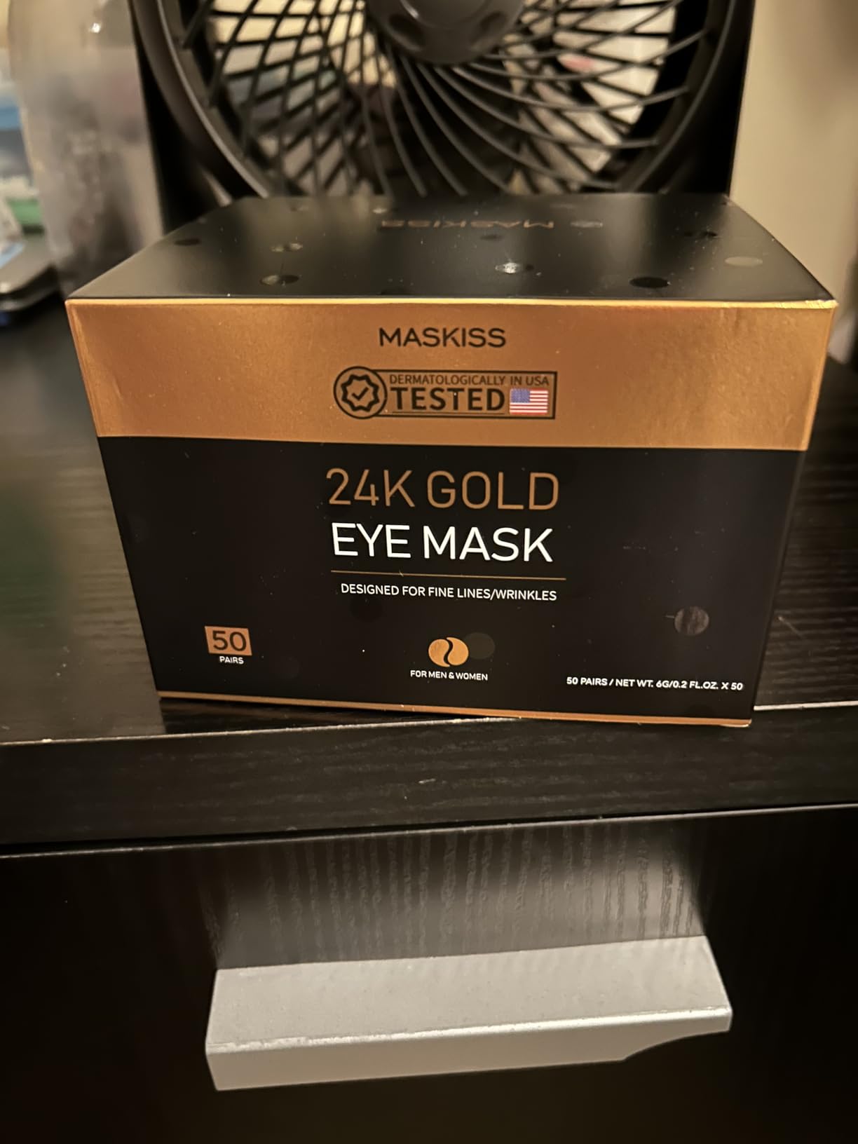 Maskiss 24k Gold Under Eye Patches (50 Pairs), eye mask, Collagen Skin Care Products, Eye Patches for Puffy Eyes, eye masks for dark circles and puffiness customer photo 1