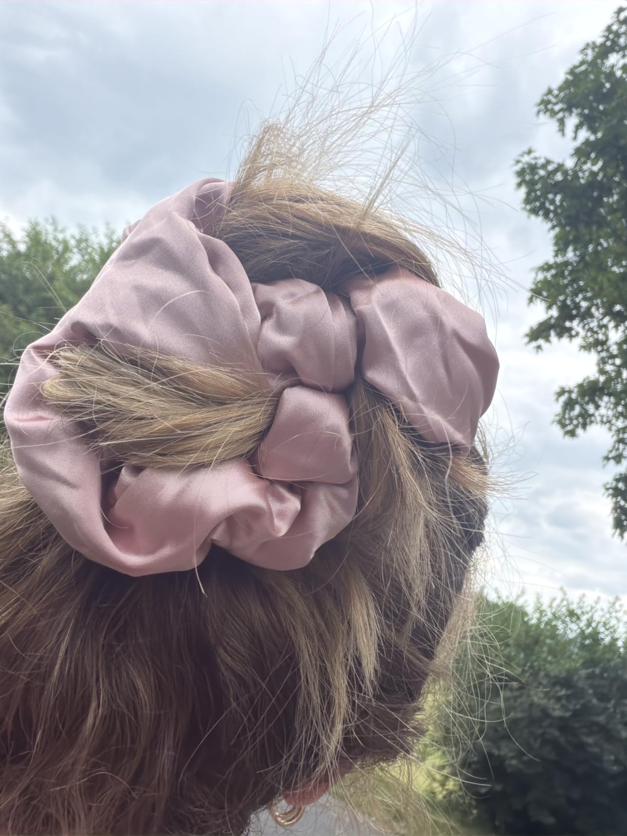Kitsch Ultra-Petite Satin Scrunchies for Women - Eucalyptus, 6pcs customer photo 1