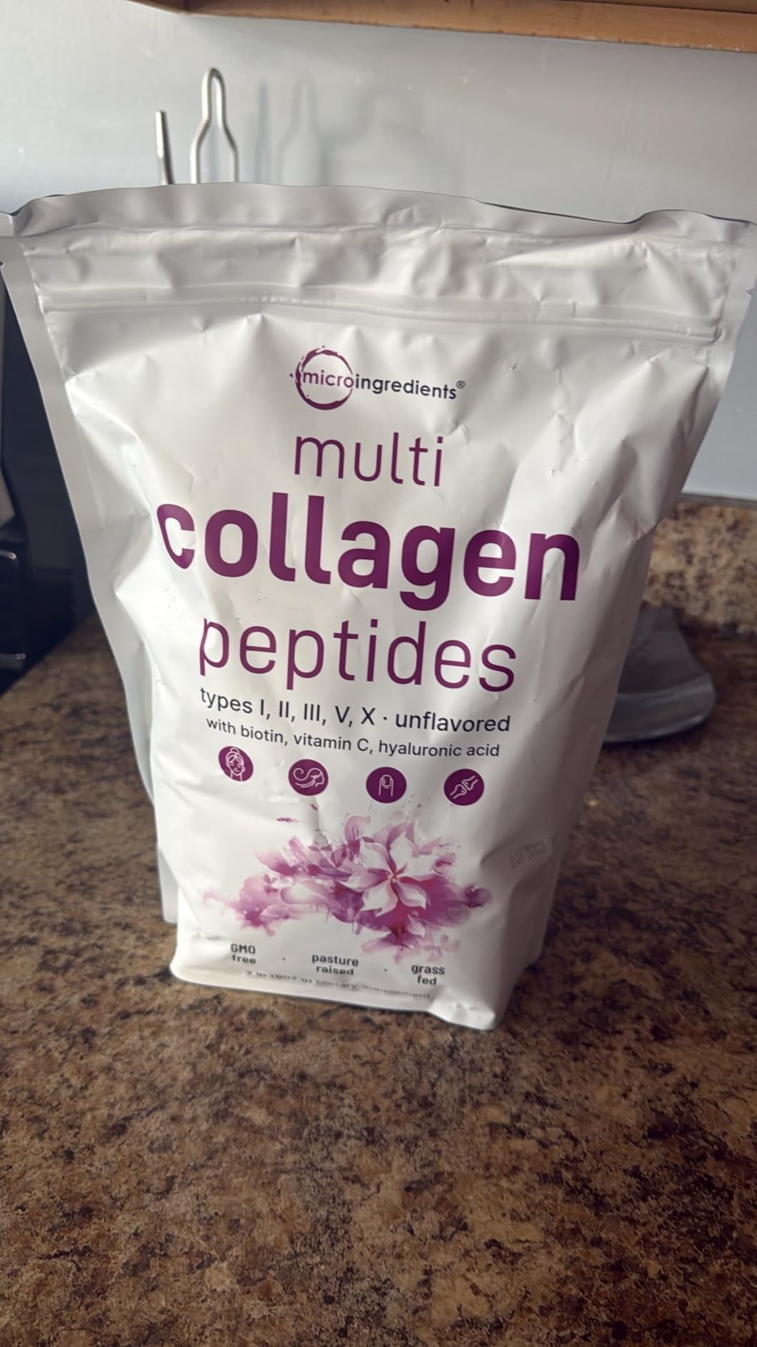 Micro Ingredients Multi Collagen Peptides Powder, 1lb (41 Servings) customer photo 2