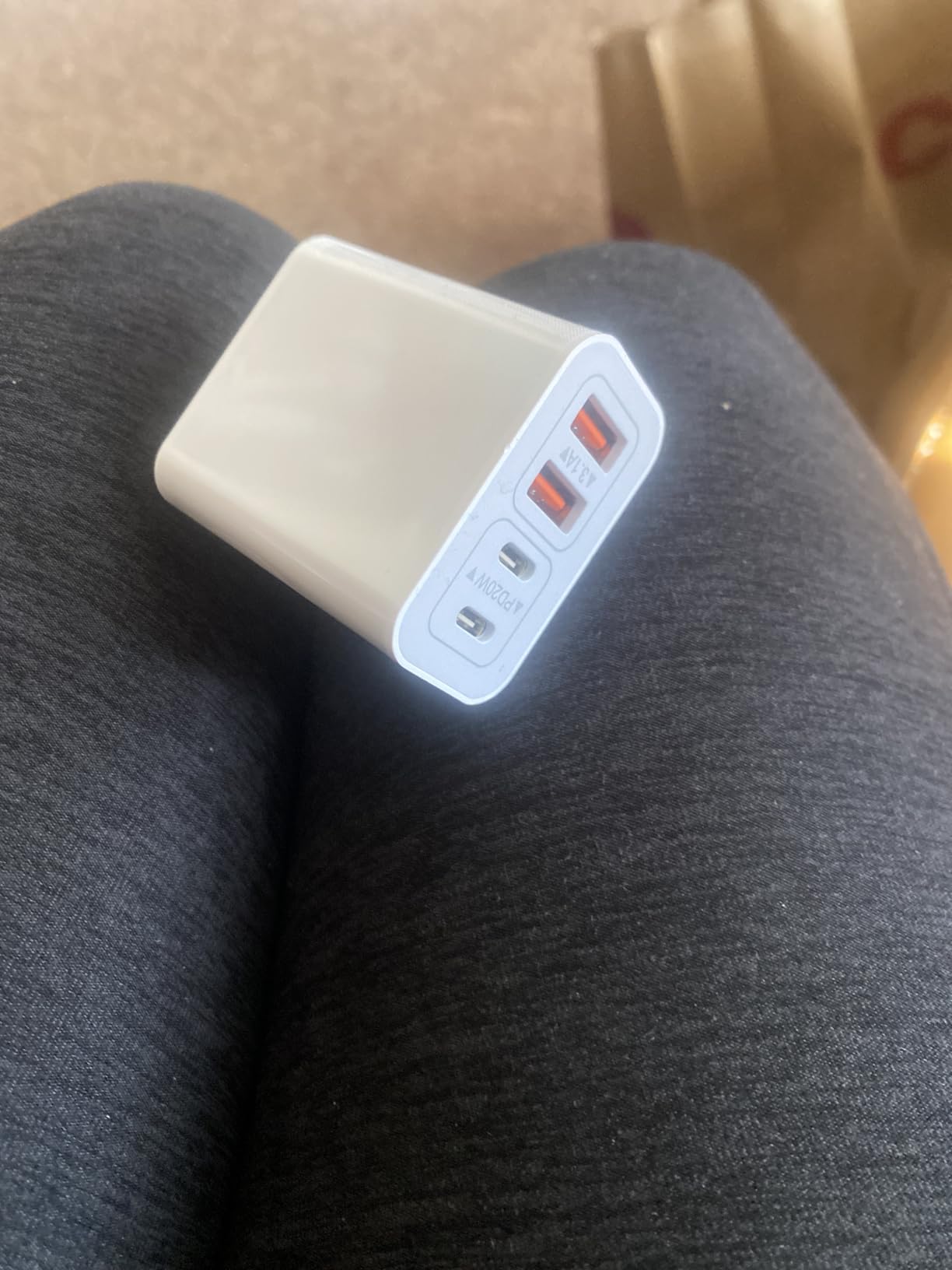 [2-Pack] 40W USB C Charger Cube Fast Charging Block Multiport Wall Plug customer photo 1