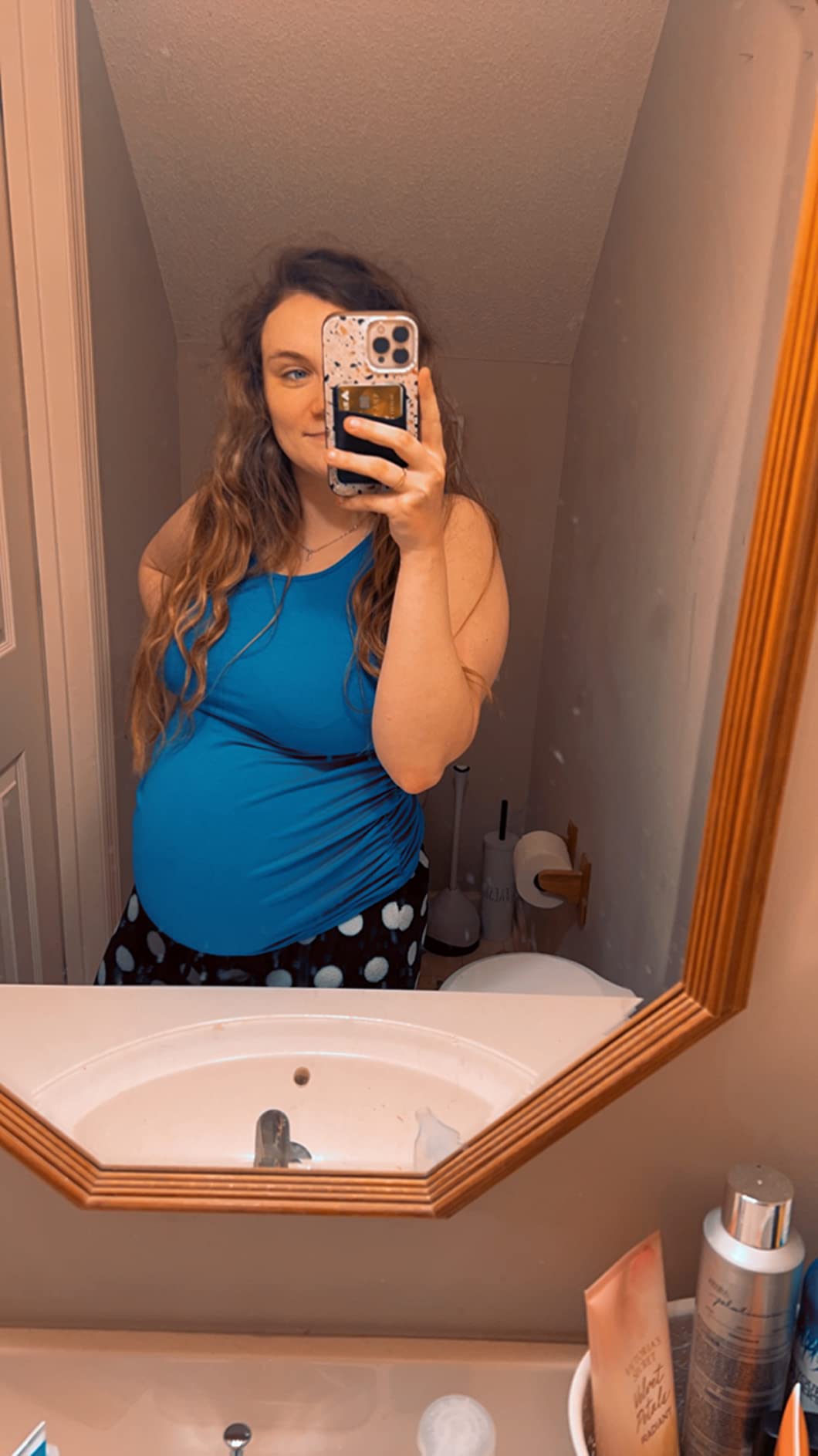 GINKANA Maternity Tank Tops Sleeveless Ruched Basic Tops Maternity Shirt Vest Mama Clothes customer photo 2