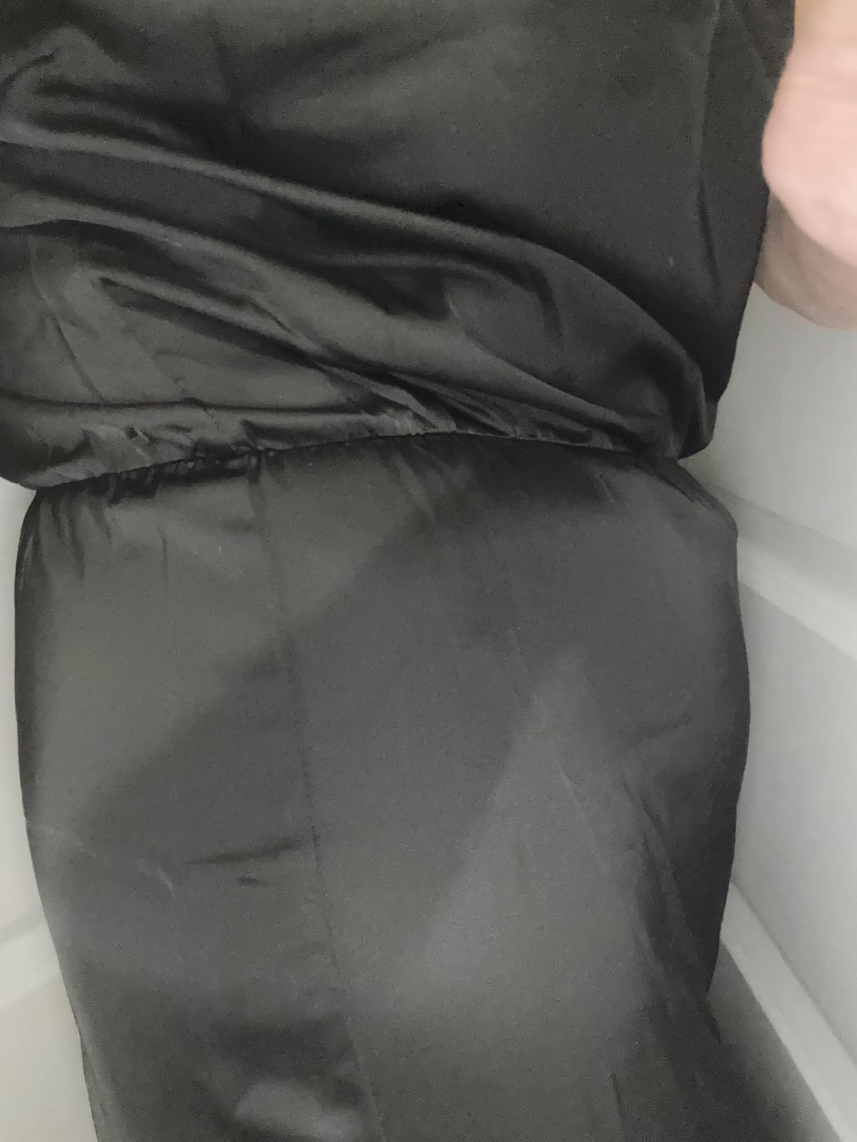 PRETTYGARDEN Women's Summer Satin Maxi Cocktail Dress customer photo 2