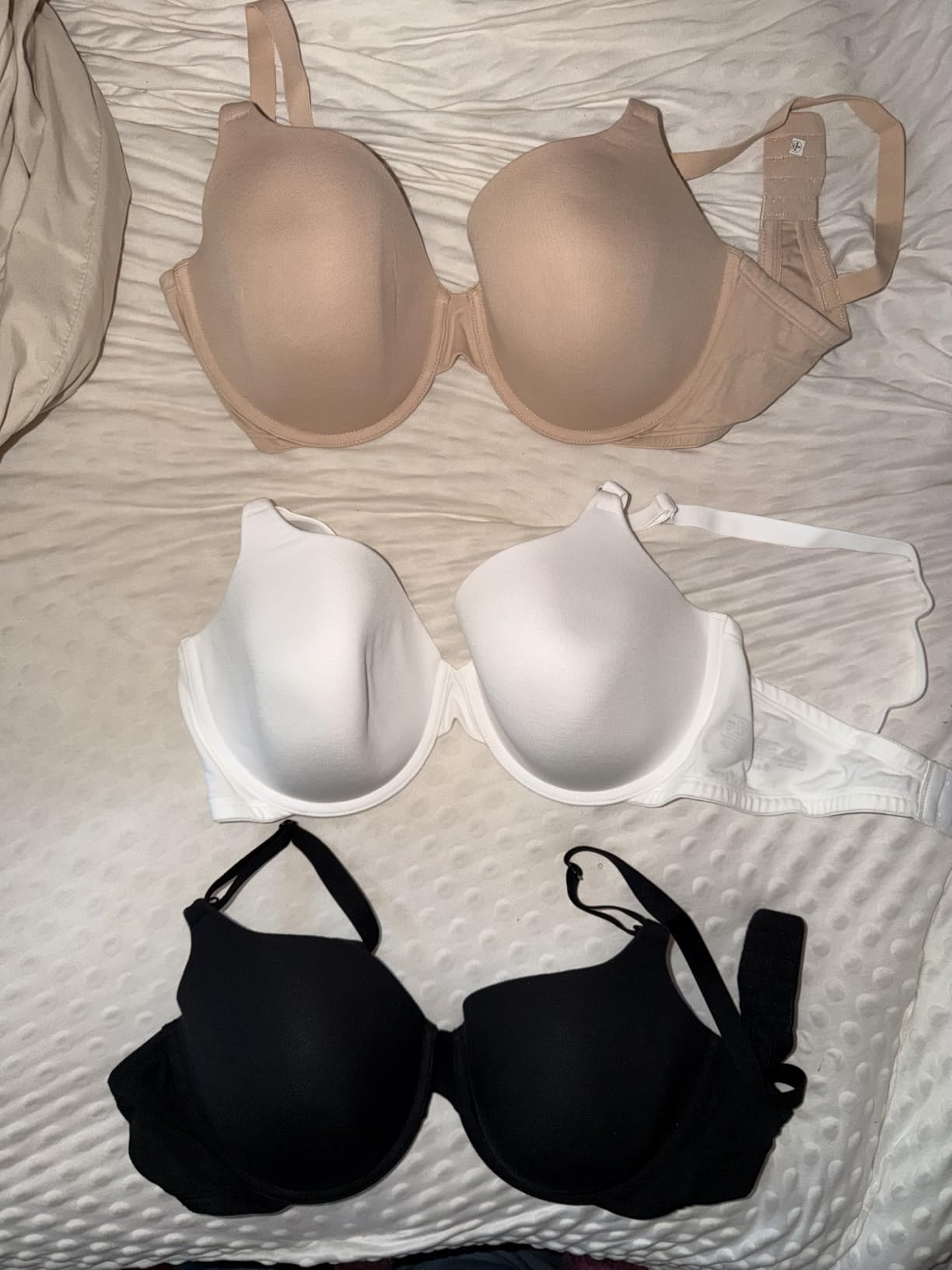 Fruit of the Loom Women’s Cotton T-Shirt Bra, Underwire, Multipack customer photo 1