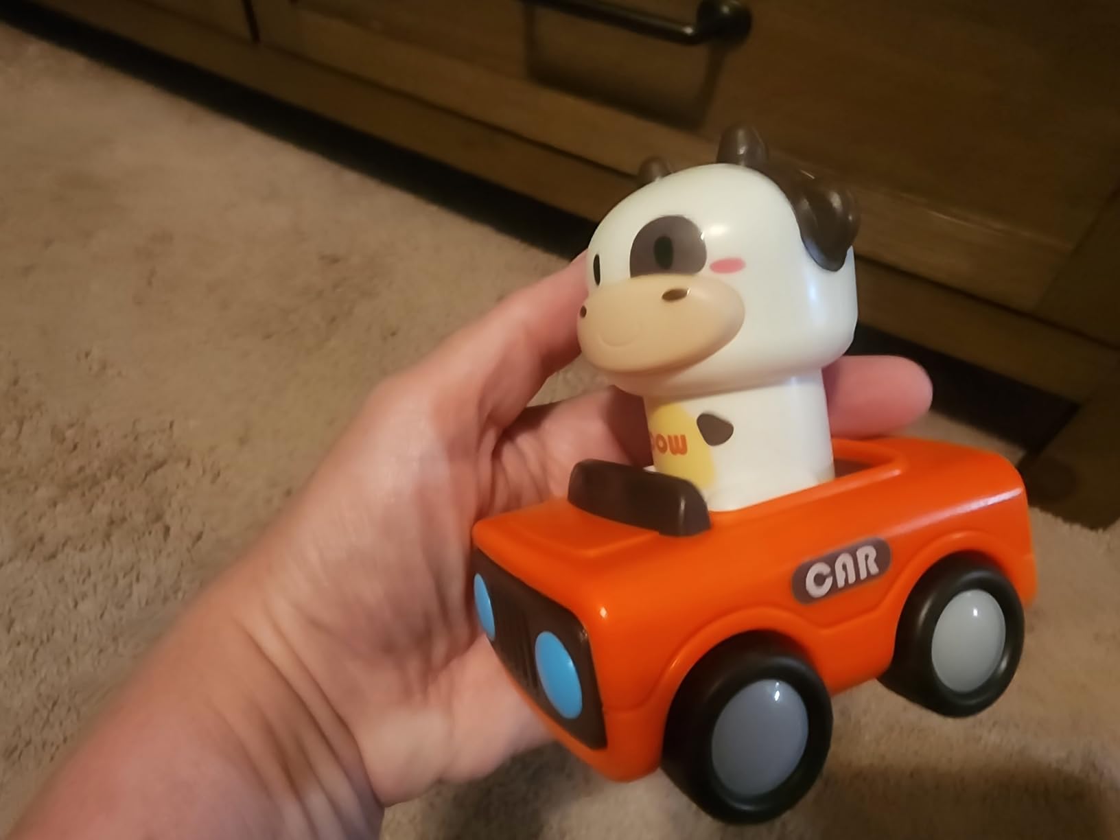 iPlay, iLearn Baby Press to Go Car Toys for Toddlers 1-3, 1 Yr Old Boy Gift customer photo 1