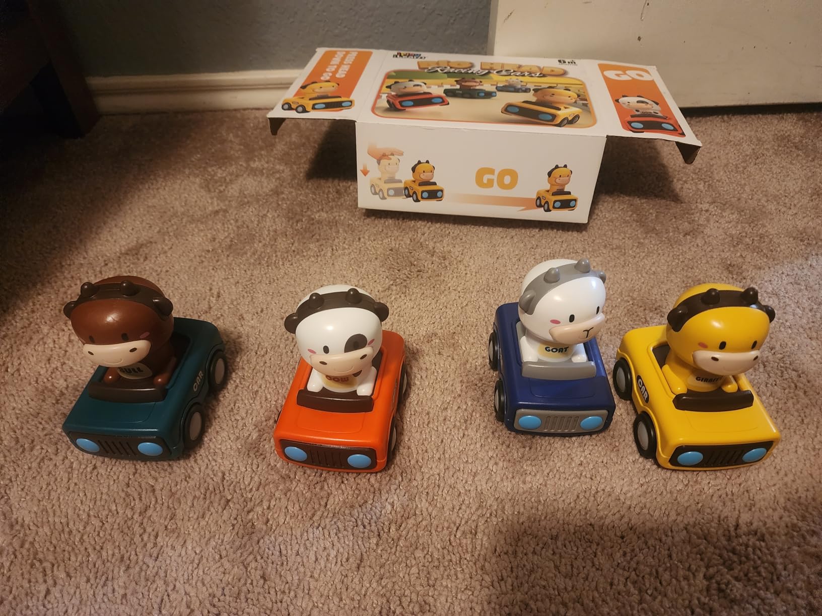 iPlay, iLearn Baby Press to Go Car Toys for Toddlers 1-3, 1 Yr Old Boy Gift customer photo 2