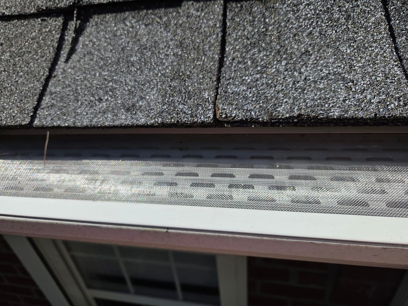 DIY Gutter Guards, 5 Inch, 100 FT, Stainless Mesh, White customer photo 2