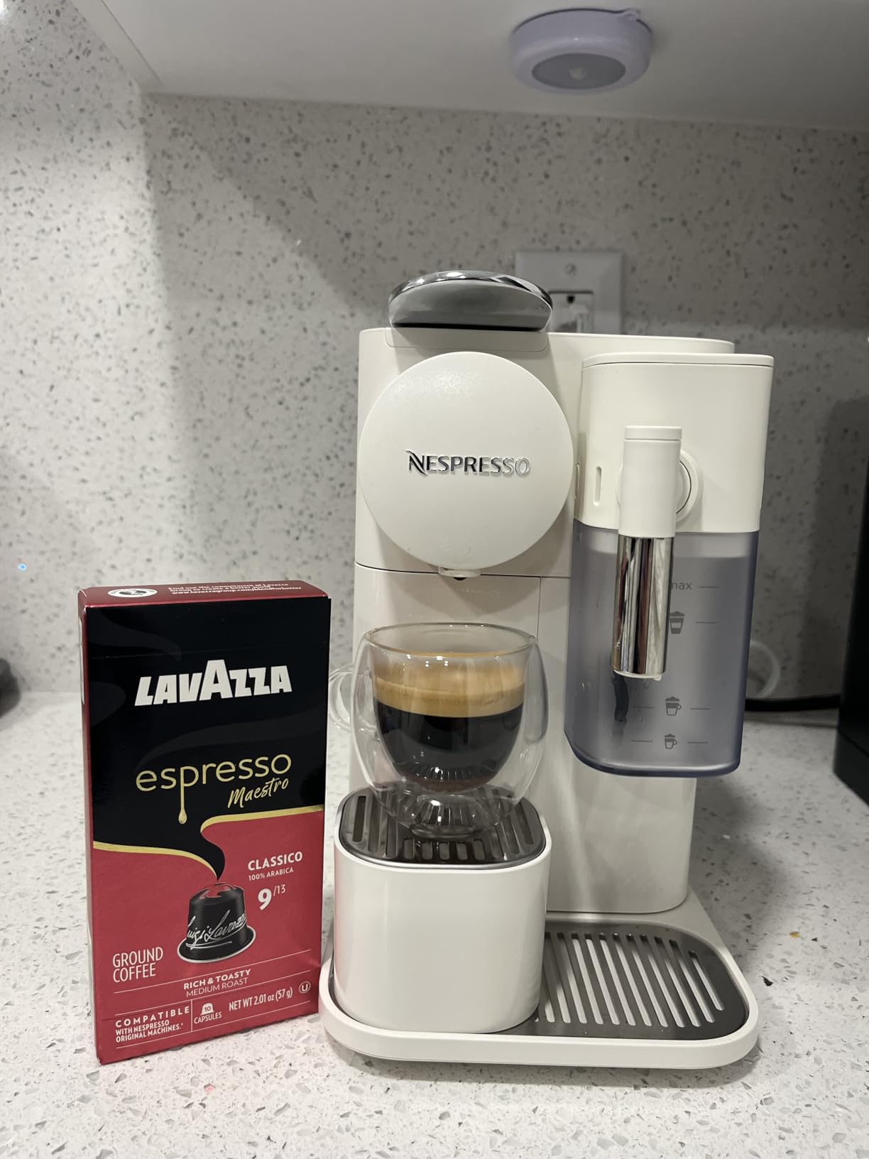 Lavazza Espresso Maestro Classico Aluminum Capsules Compatible with Nespresso* Original Machines, Medium Espresso Roast, 100% Arabica (60 Capsules) customer photo 1