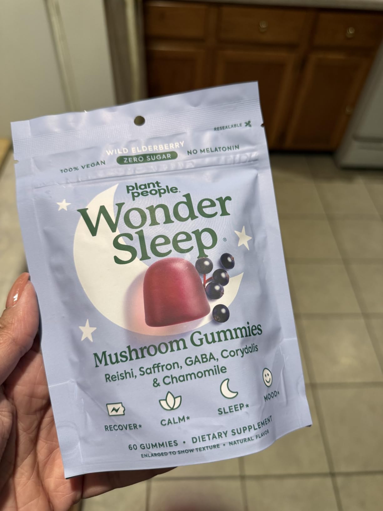 Plant People WonderSleep Mushroom Gummies Supplement for Sleep, 60ct customer photo 1