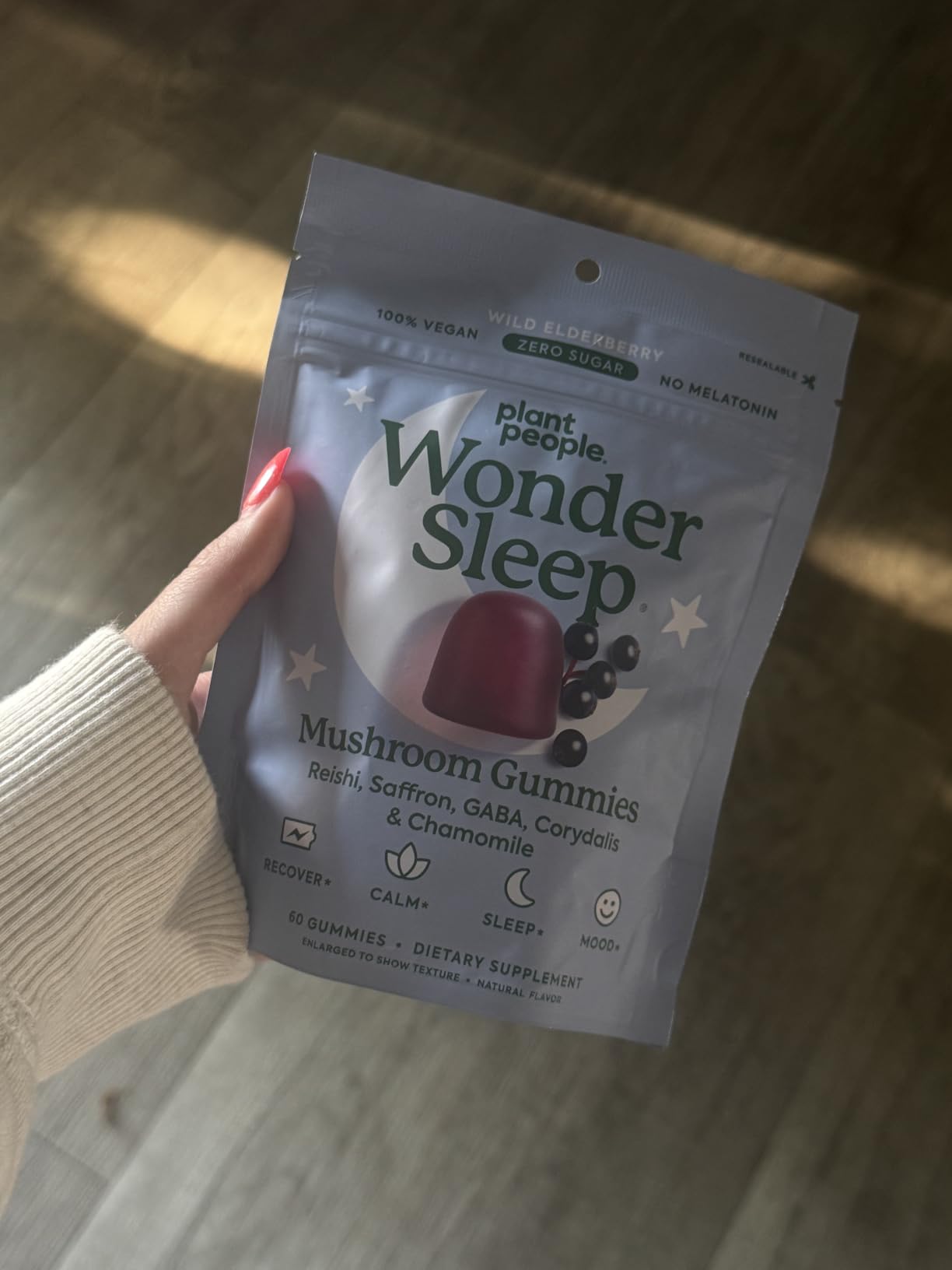 Plant People WonderSleep Mushroom Gummies Supplement for Sleep, 60ct customer photo 2