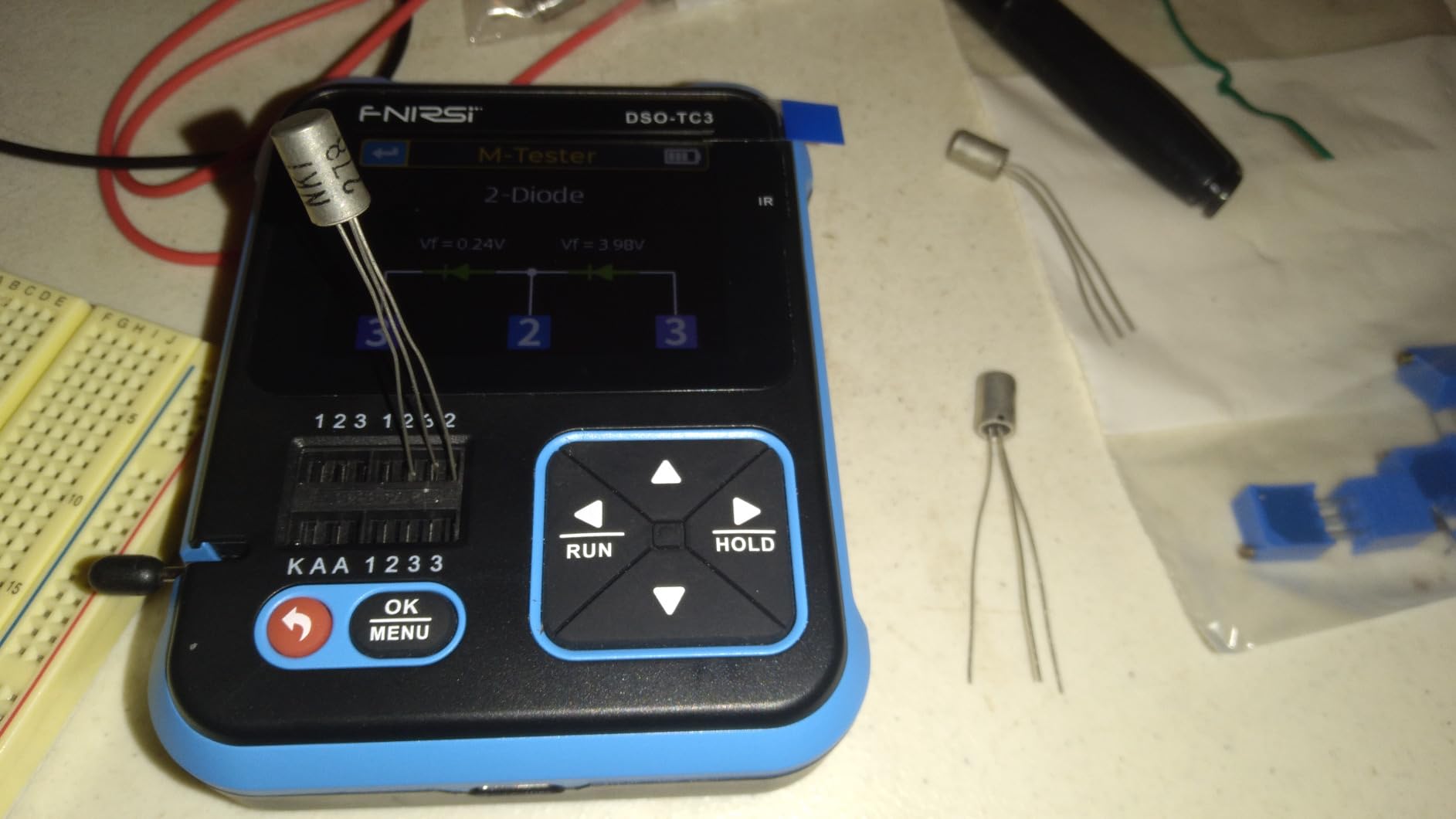 FNIRSI DSO-TC3 3-in-1 Oscilloscope 500KHz Bandwidth 10MSa/s Sampling Rate customer photo 1