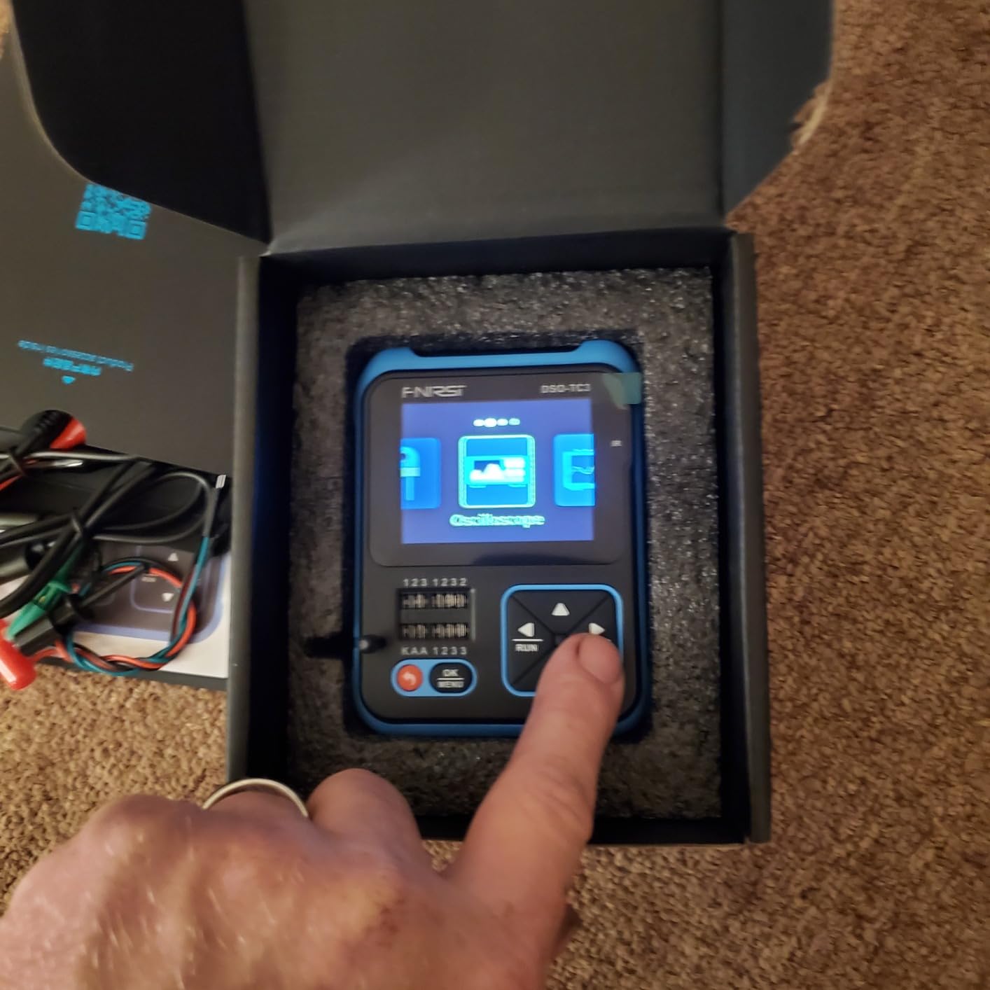 FNIRSI DSO-TC3 3-in-1 Oscilloscope 500KHz Bandwidth 10MSa/s Sampling Rate customer photo 2