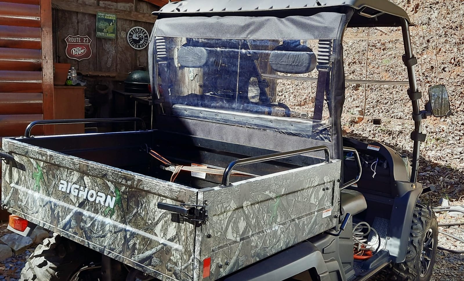 ZIDIYORUO Soft Rear Windshield for Rhino/Massimo, UTV Winter PVC Windscreen customer photo 1