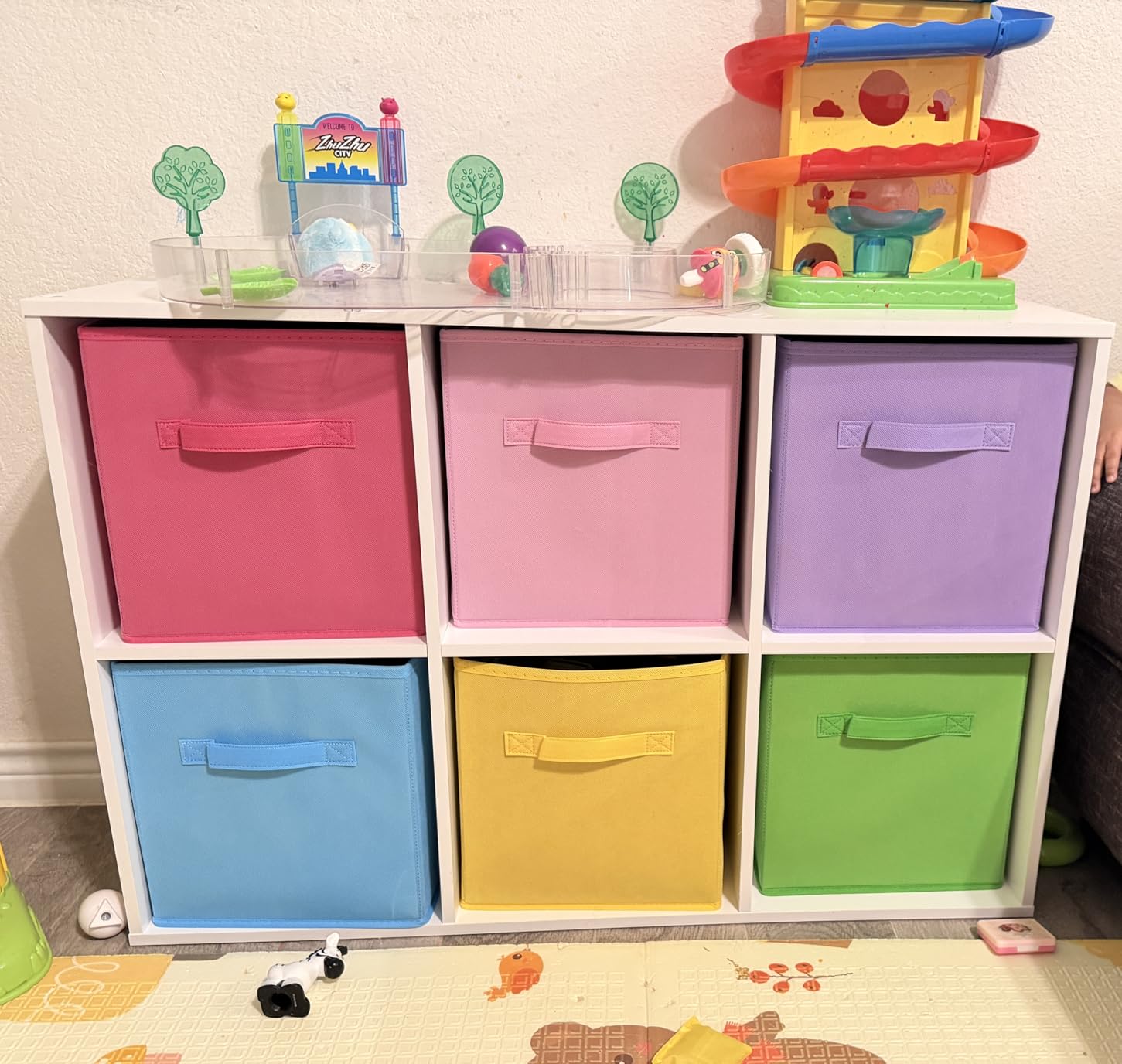 ShellKingdom Storage Bins, Foldable Fabric Storage Cubes And Cloth Storage customer photo 1