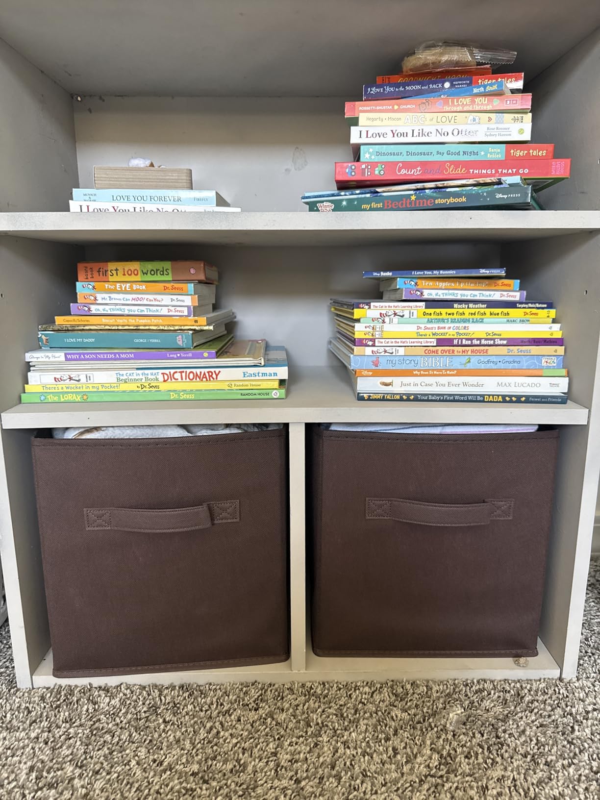 ShellKingdom Storage Bins, Foldable Fabric Storage Cubes And Cloth Storage customer photo 2
