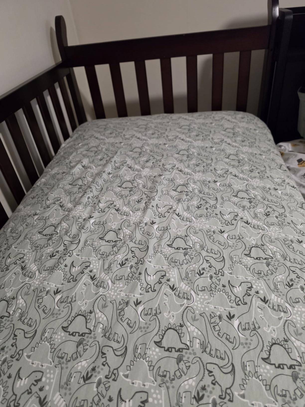 2pk Organic Cotton Crib Sheets for Boy Girl 52x28 (Butterflies) customer photo 2