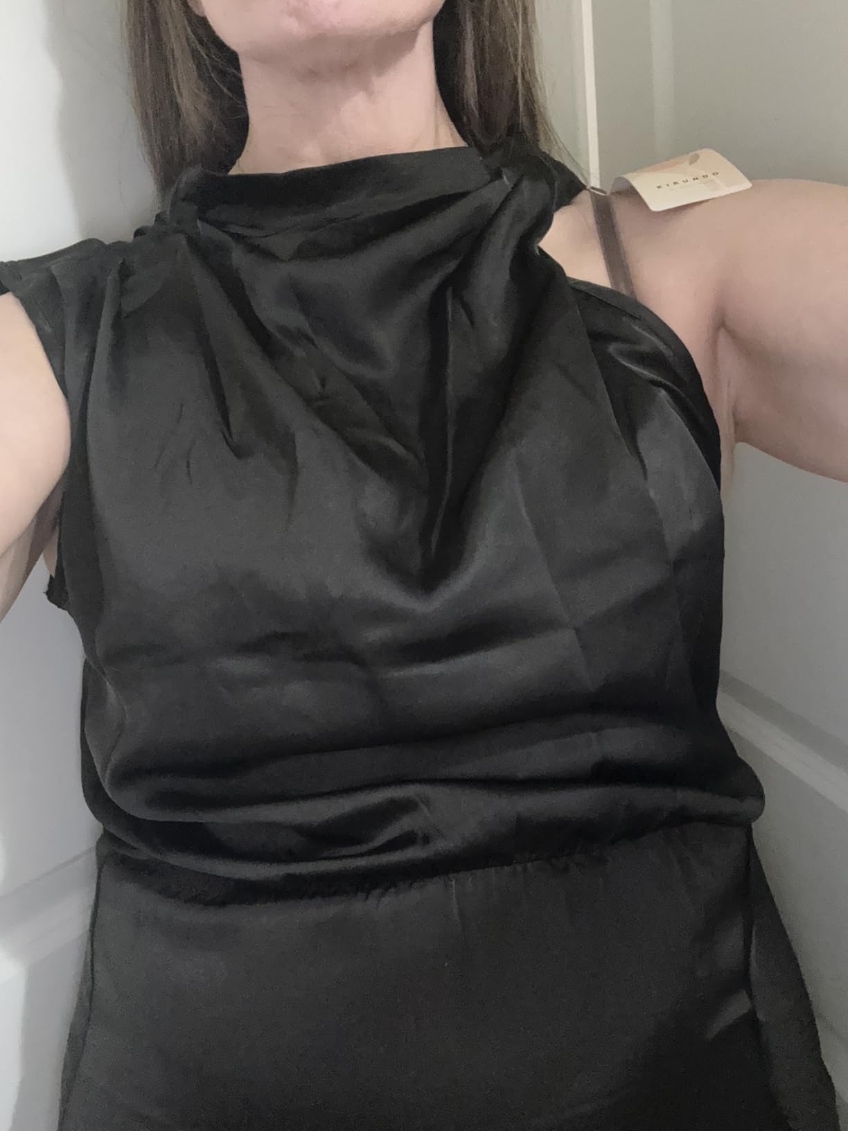 PRETTYGARDEN Women's Summer Satin Maxi Cocktail Dress customer photo 2