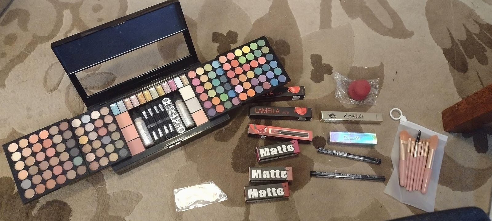 187 Colors Professional Makeup Palette - All-in-One Kit With Eye Shadows, Lipsticks, Mascara, Foundations, Blushes, Brow Pencils, Nail File - Makeup Gift Set for Women and Girls customer photo 2