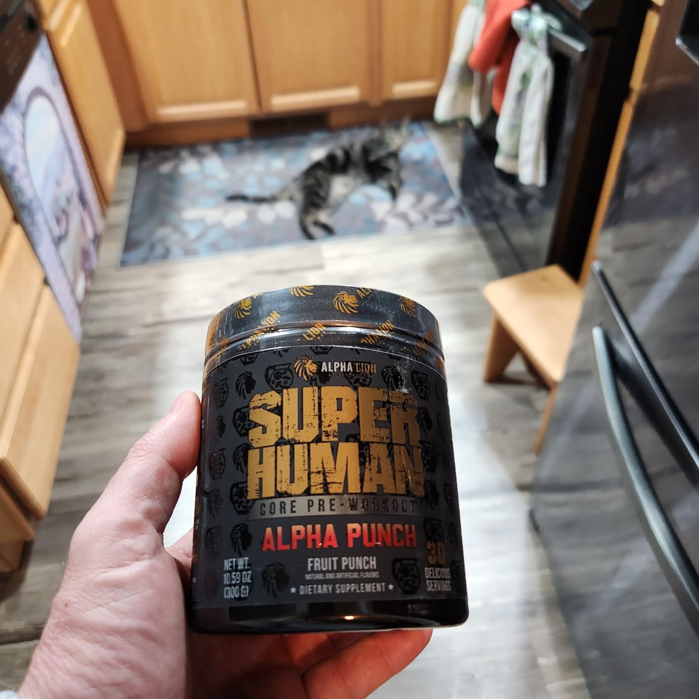 ALPHA LION Core Pre Workout Powder with Creatine for Performance, Beta Alanine for Muscle, L-Citrulline for Pump & Tri-Source Caffeine for Sustained Energy (30 Servings, Fruit Punch Flavor) customer photo 1