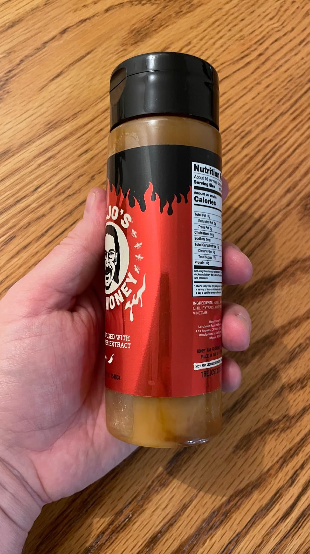Trejo's Tacos Hot Honey - Sweet & Spicy Honey Hot Sauce, Gluten Free, 1 Pk customer photo 1