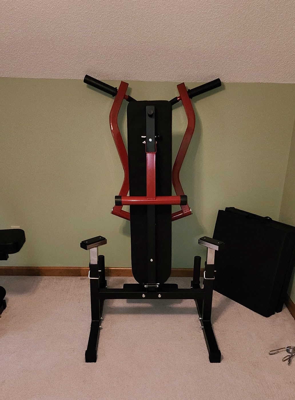 GMWD Chest Press Machine, Bench Press Machine with Independent Converging Arms, Adjustable Flat Incline Bench for Chest, AB Workouts, Shoulder Home Gym Equipment customer photo 1