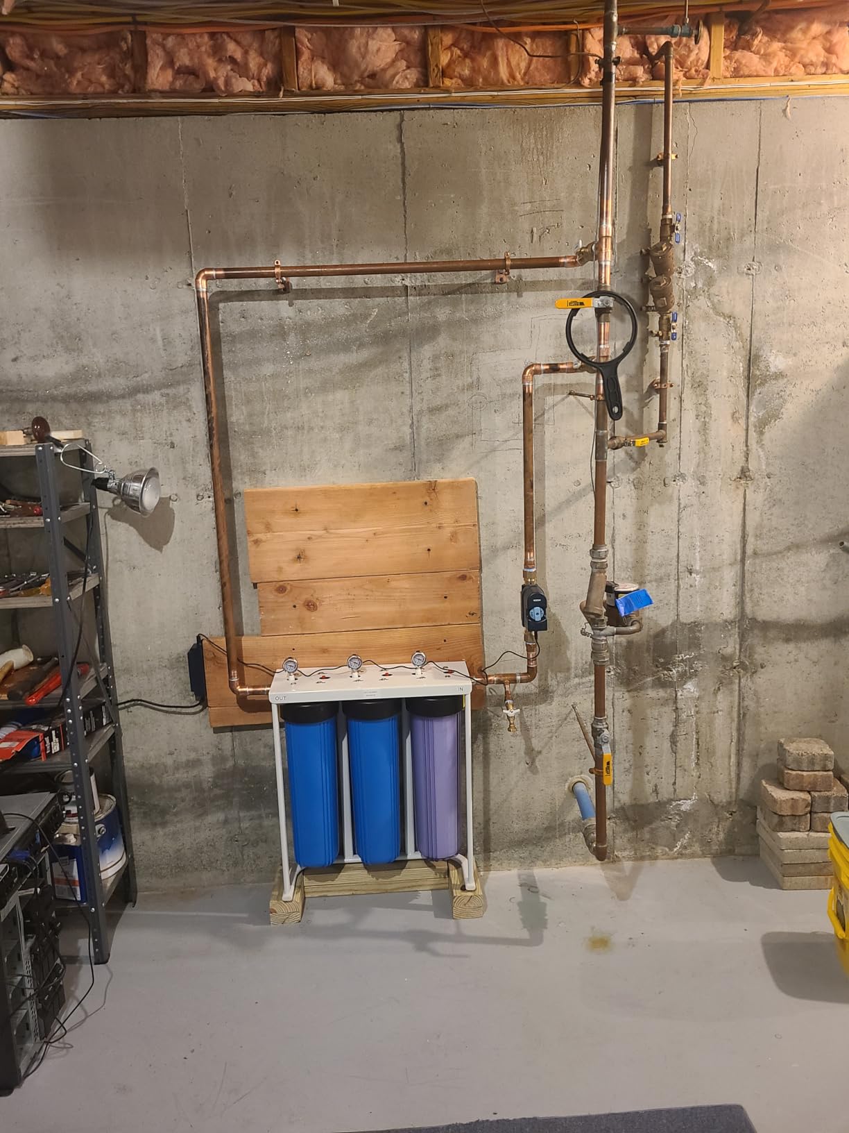 SimPure Whole House Water Filter System, 3 Stages Clear 20