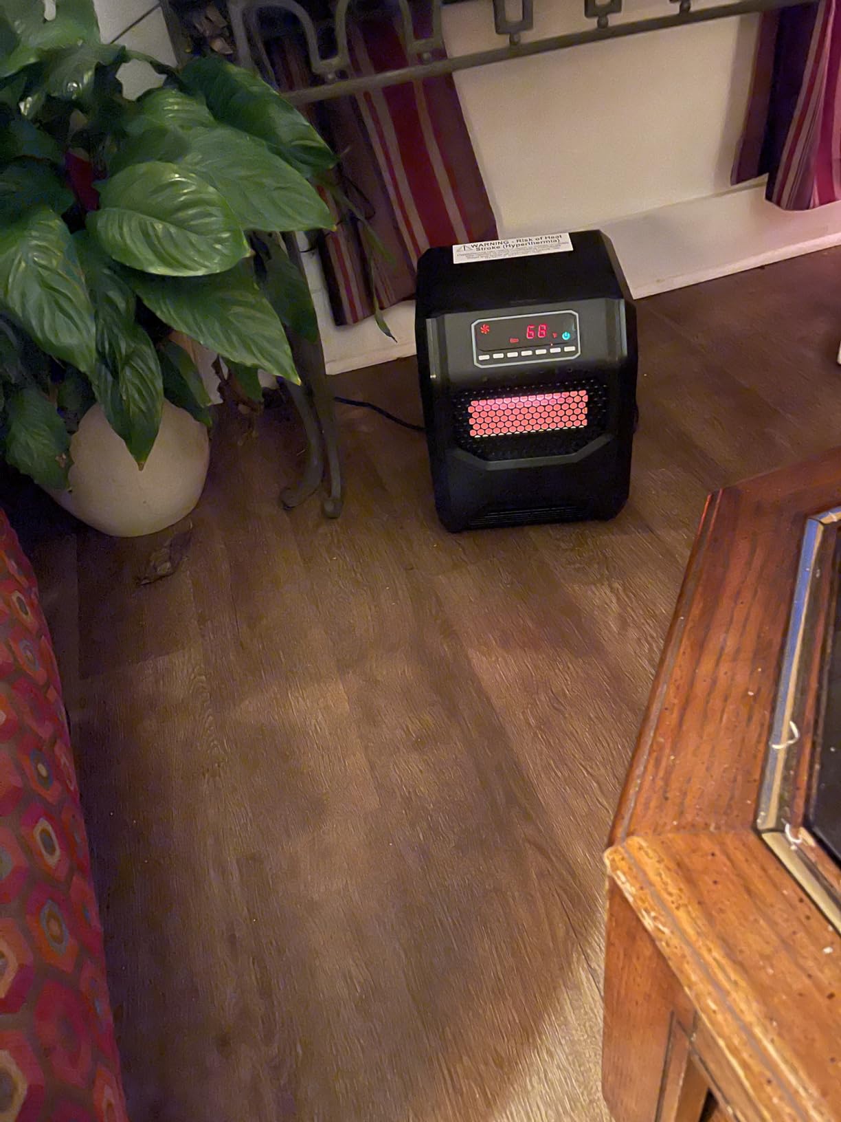 Space Heater 1500W Infrared Heater for Indoor Use WEWARM customer photo 1