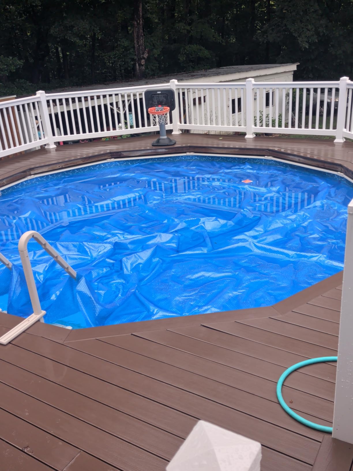 In The Swim 24' Premium Blue Round Solar Pool Cover 12 Mil customer photo 1