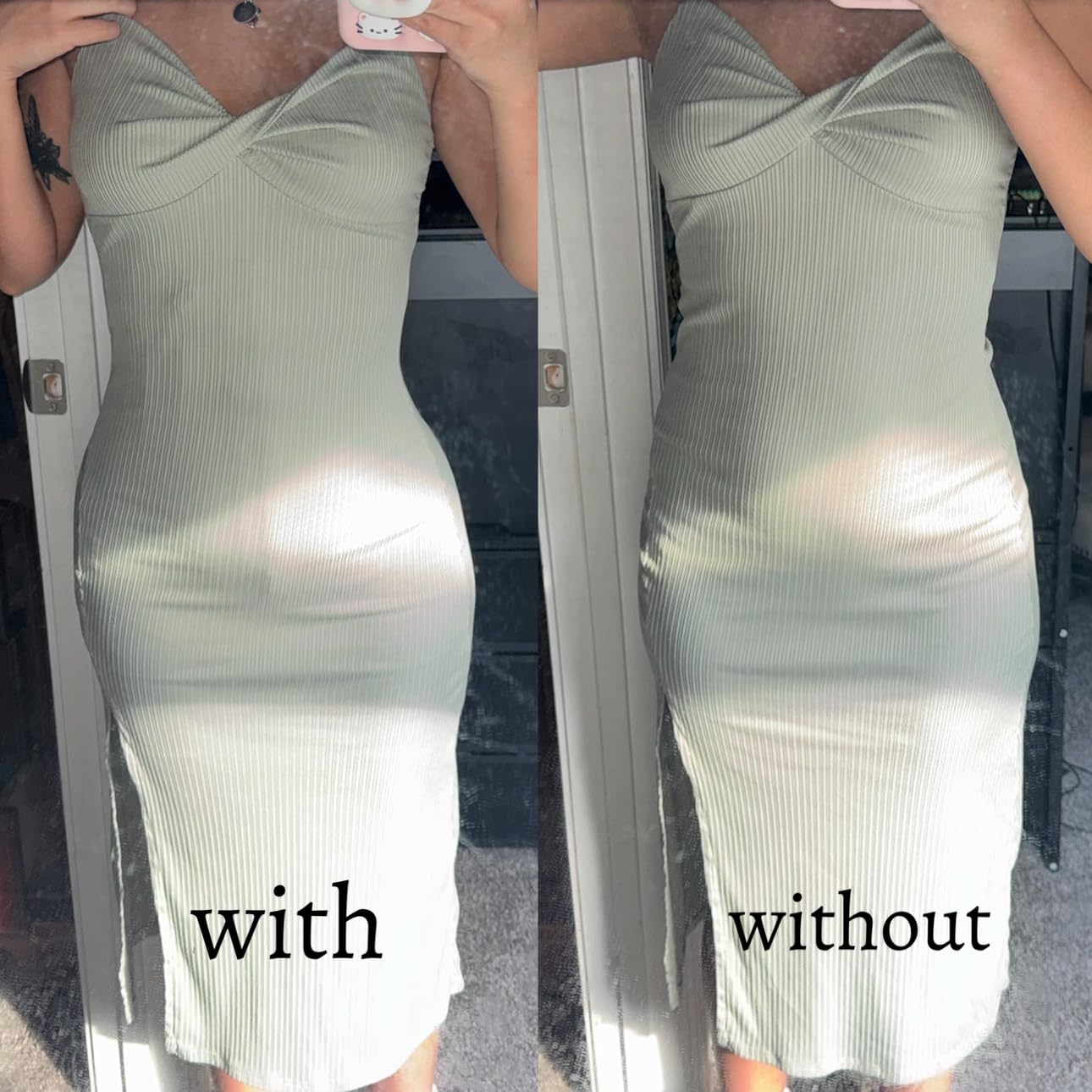YIANNA Women Tummy Control Shapewear Strapless Faja Colombianas Body Shaper customer photo 2