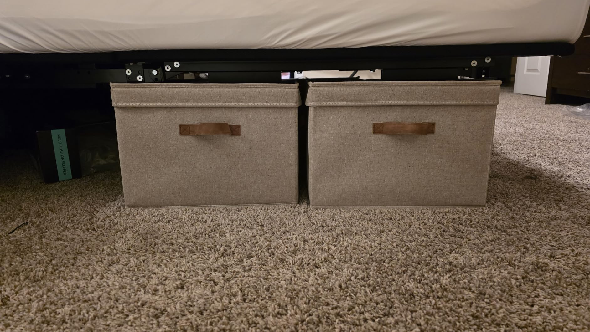 StorageWorks Fabric Storage Bins with Lids, Closet Storage Bins customer photo 1