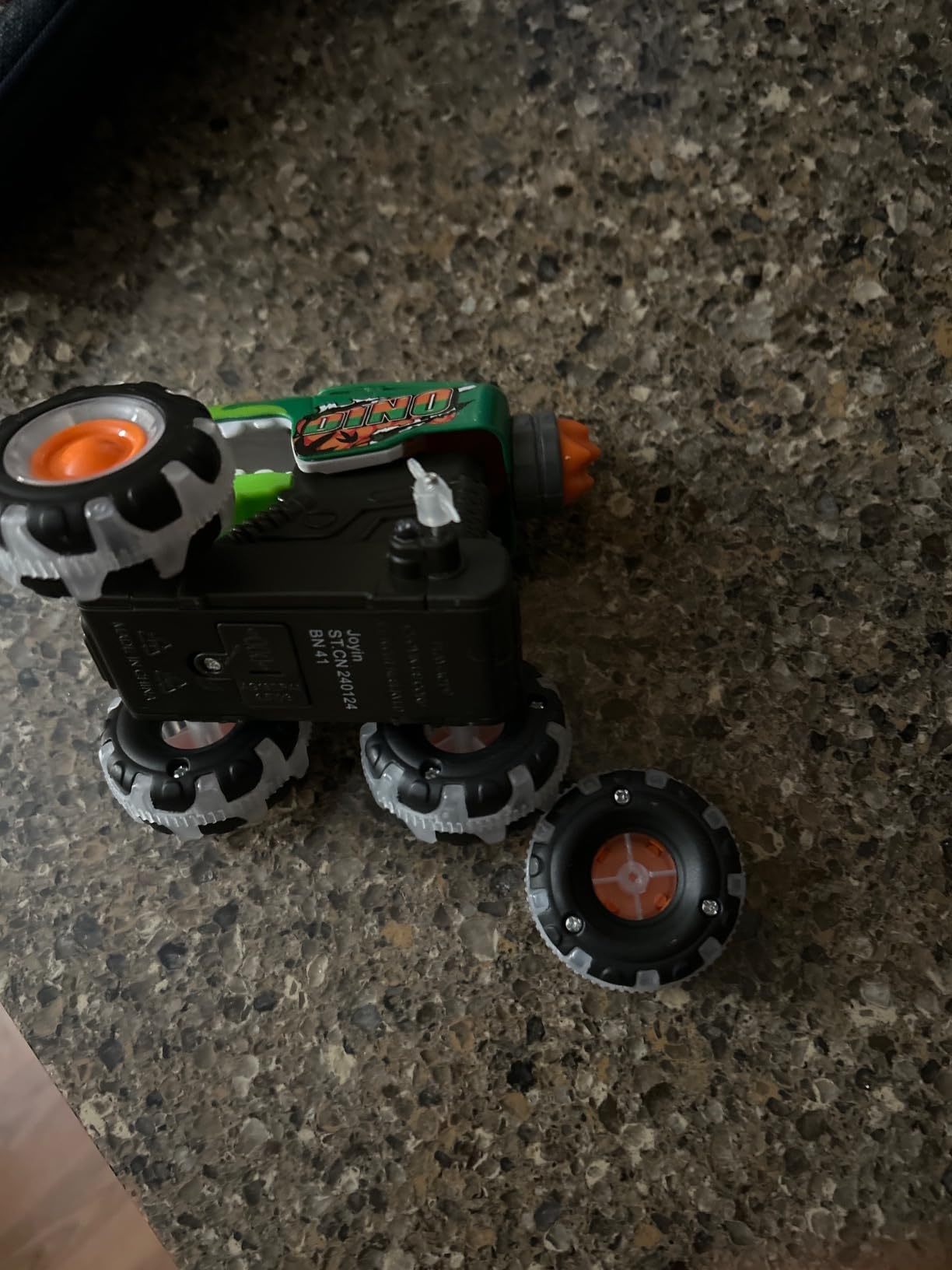 JOYIN 3 Pack Monster Truck Toy - Motion Activated Light Up Cars for Kids - Monster Glow Rover LED Wheels - Kids Boy Toys - Press and Go Dinosaur Trucks for Kids Boy Birthday Gifts customer photo 1
