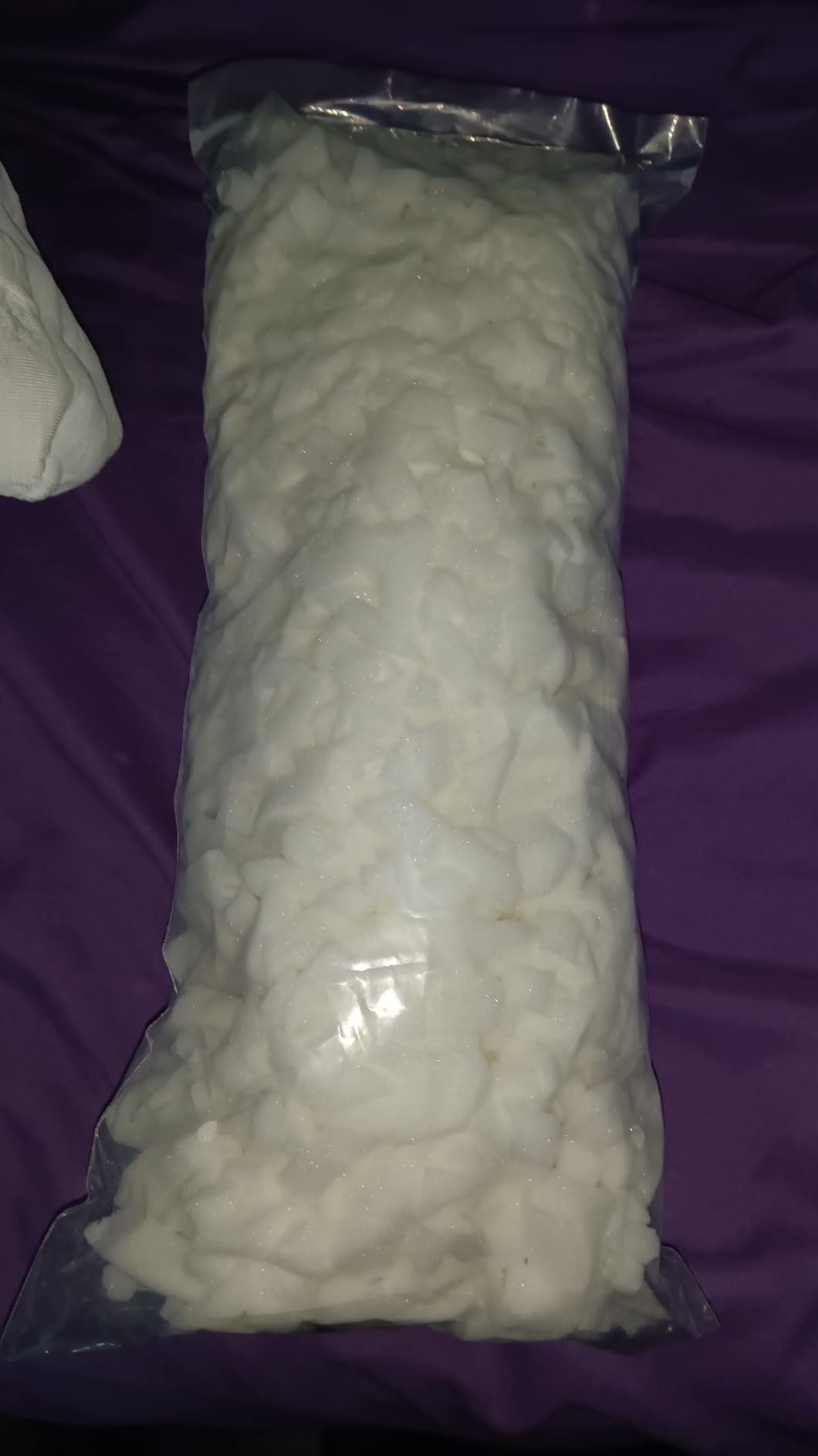 KUCEY Cooling Side Sleeper Pillow for Neck and Shoulder Pain, Luxury Shredded Memory Foam Curved Bed Pillows for Sleeping Set of 1- Adjustable Queen Size- Washable Cover Crescent White customer photo 2