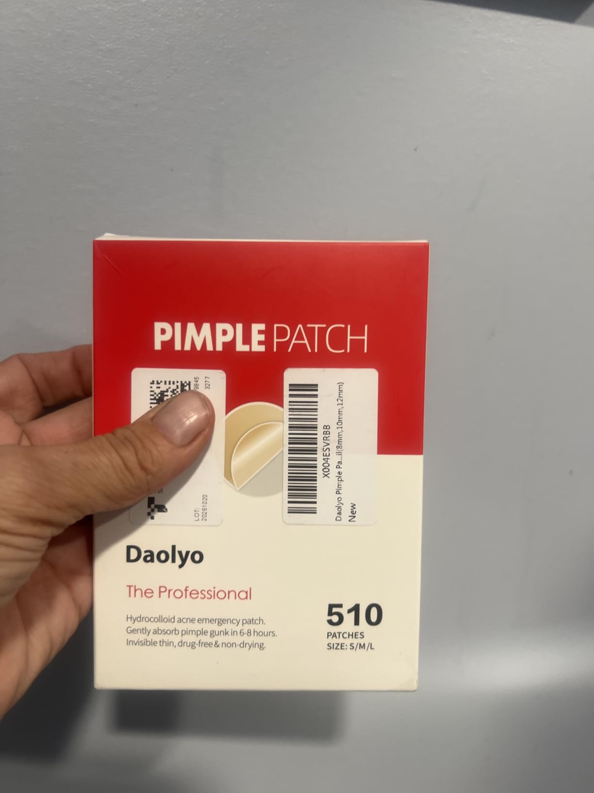 Daolyo Pimple Patches for Face, 4 Size 300 Counts Hydrocolloid Acne Patches customer photo 1