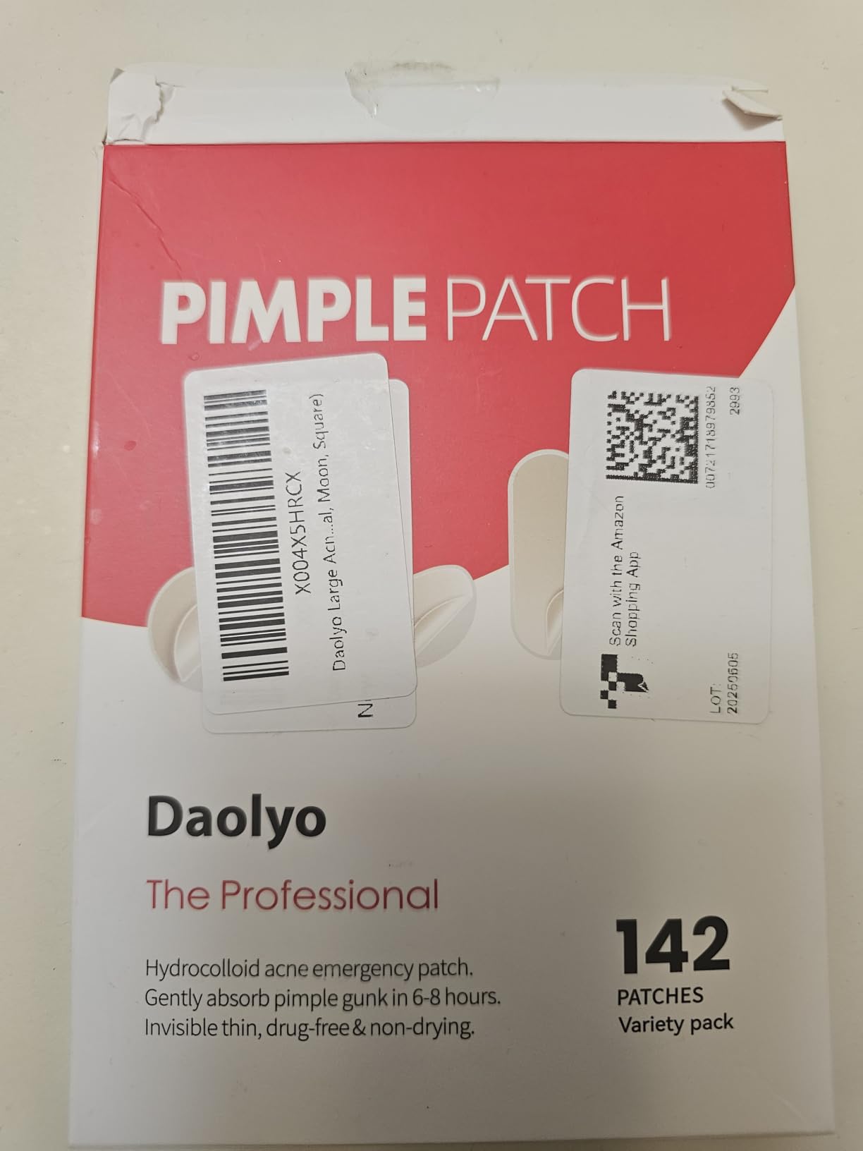 Daolyo Pimple Patches for Face, 4 Size 300 Counts Hydrocolloid Acne Patches customer photo 2