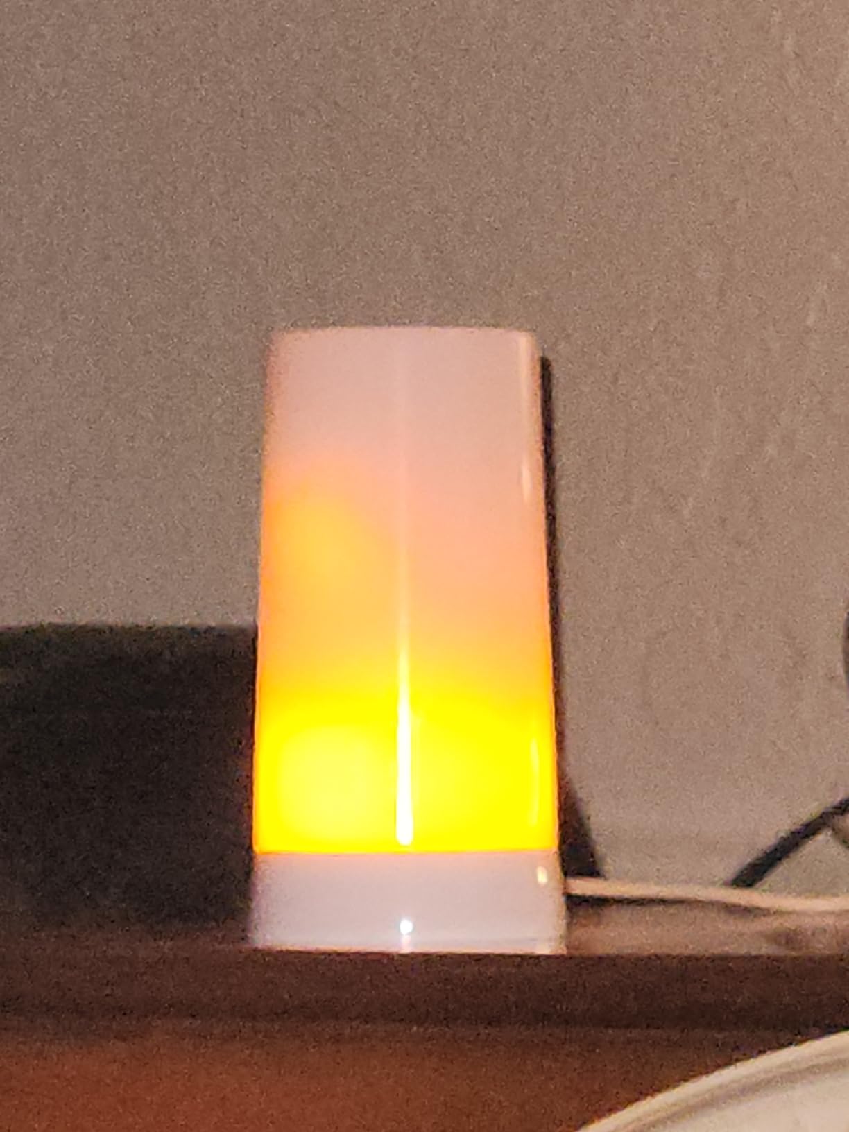 LED Flame Effect Light, USB Rechargeable Fire Lamp with Remote & Timer customer photo 2