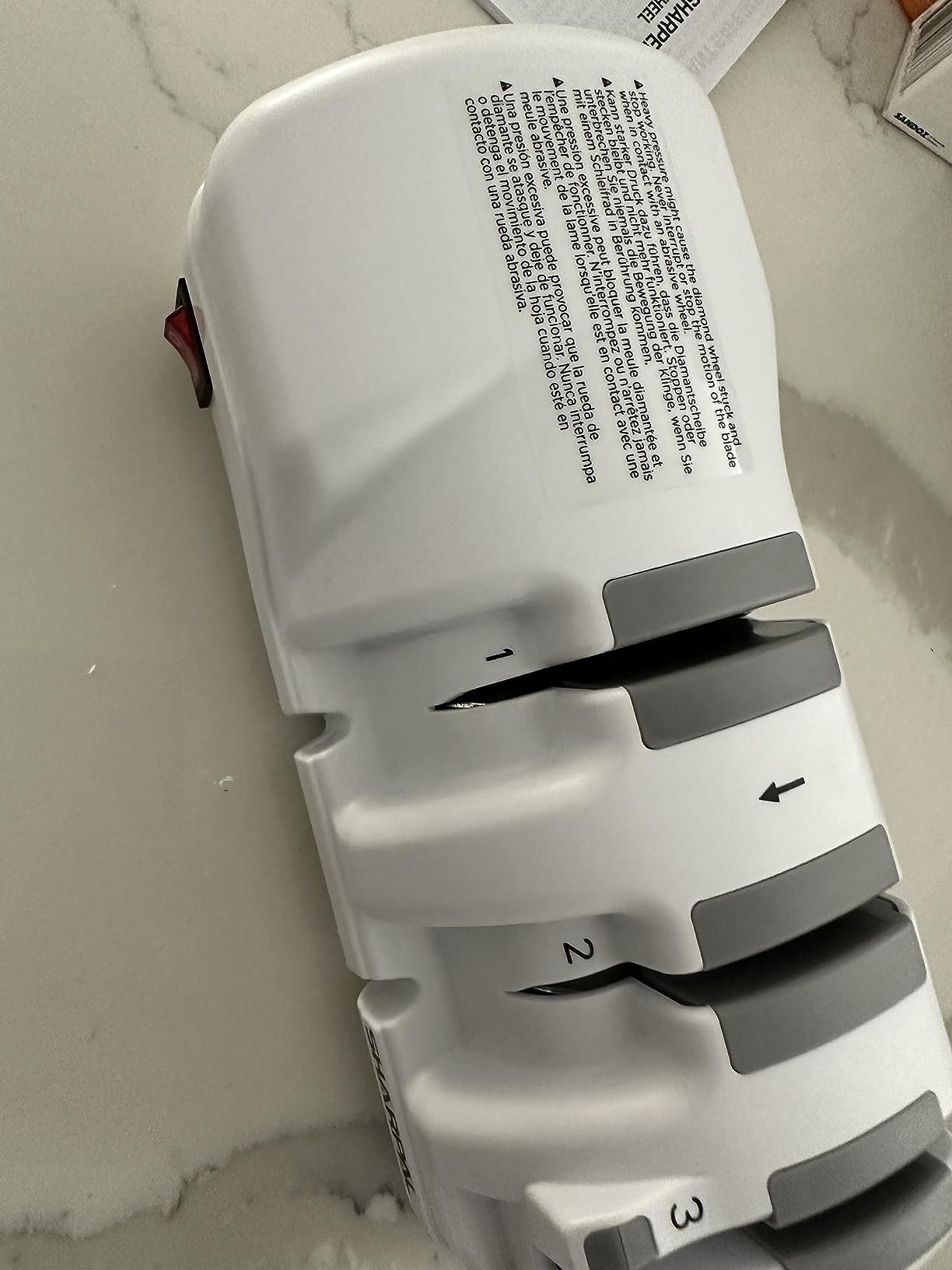SHARPAL 198H Electric Knife Sharpener 3 Stage with Diamond Wheels customer photo 2