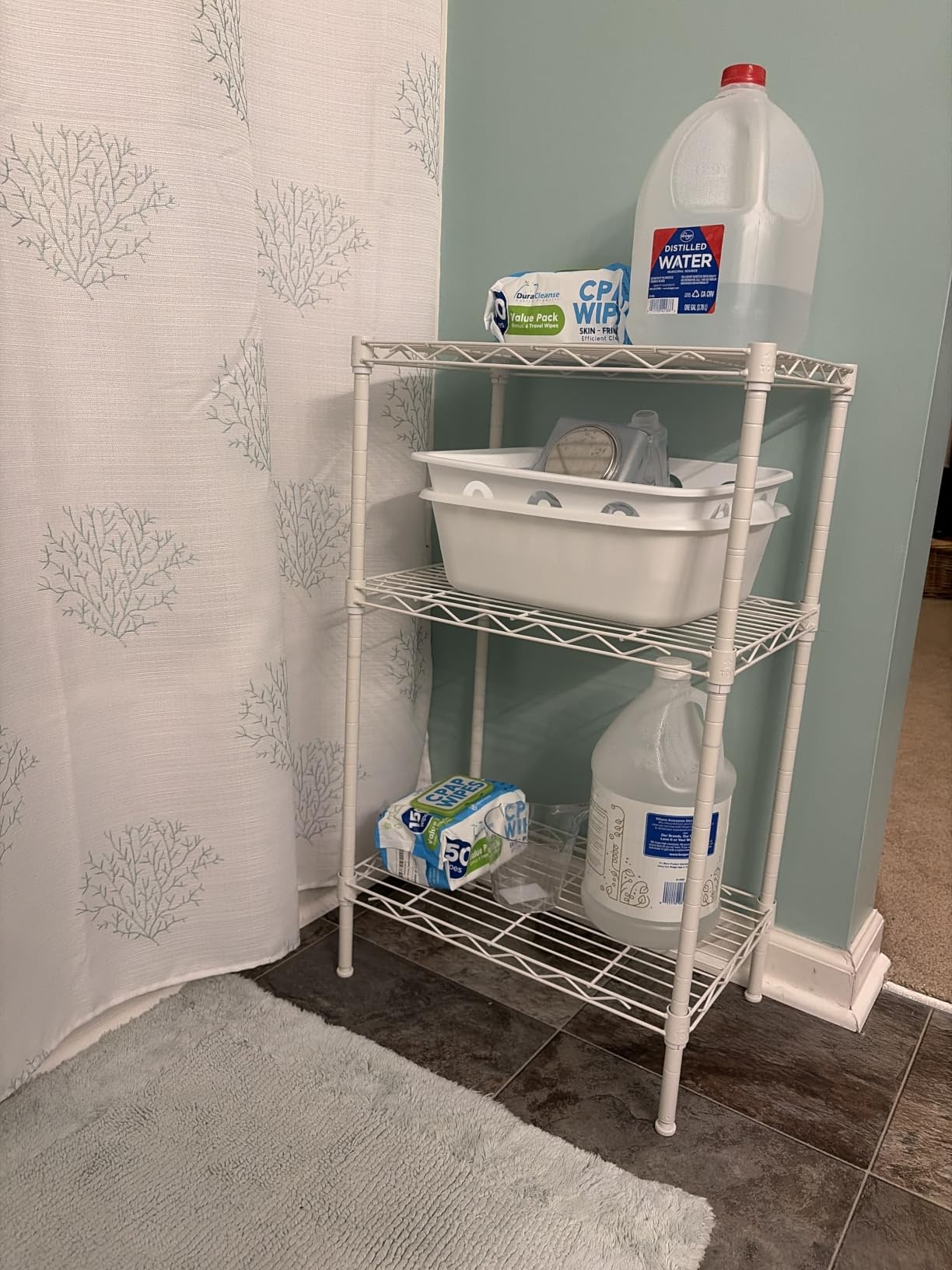 SINGAYE Metal Shelves Wire Shelving Storage Standing Adjustable Shelf Unit customer photo 2