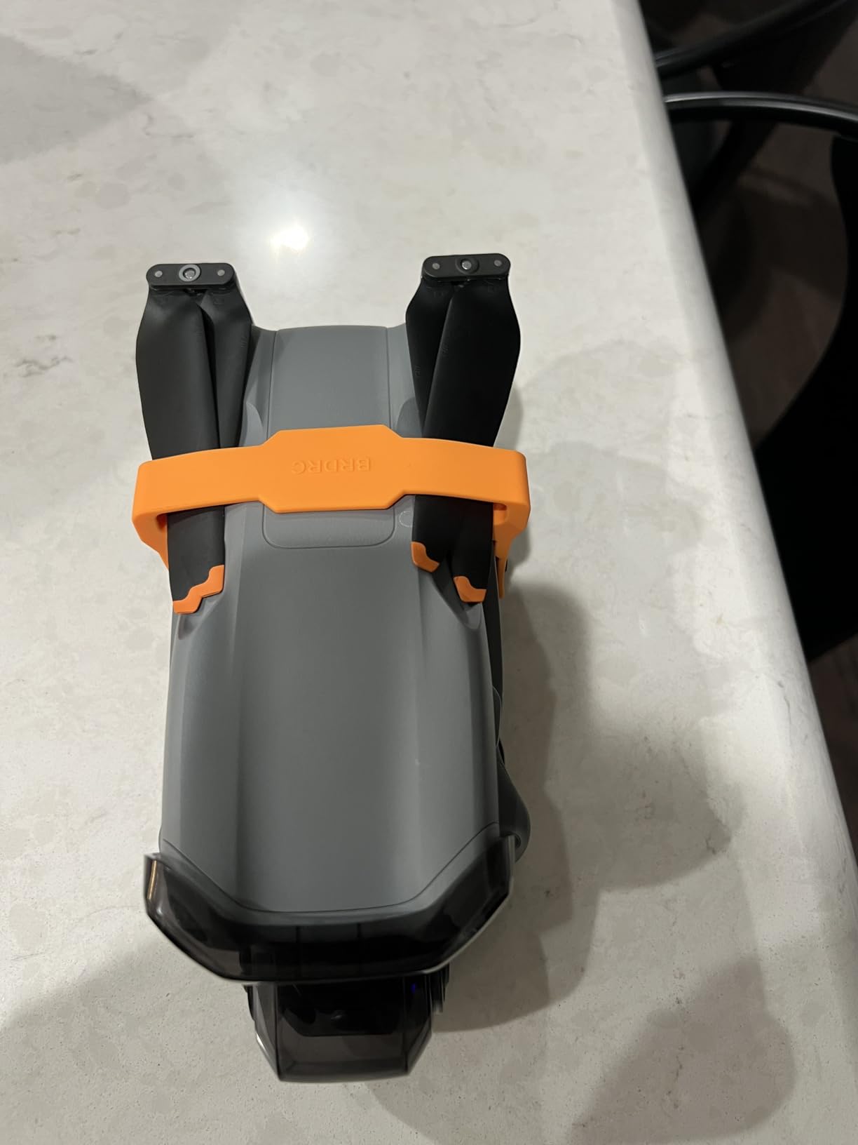 BRDRC PropellerHolder for DJI Air 3 3S, Propellers Strap Protector Fixator Stabilizer for DJI Mavic Air 3 / Air 3S Drone Accessories(Orange) customer photo 1